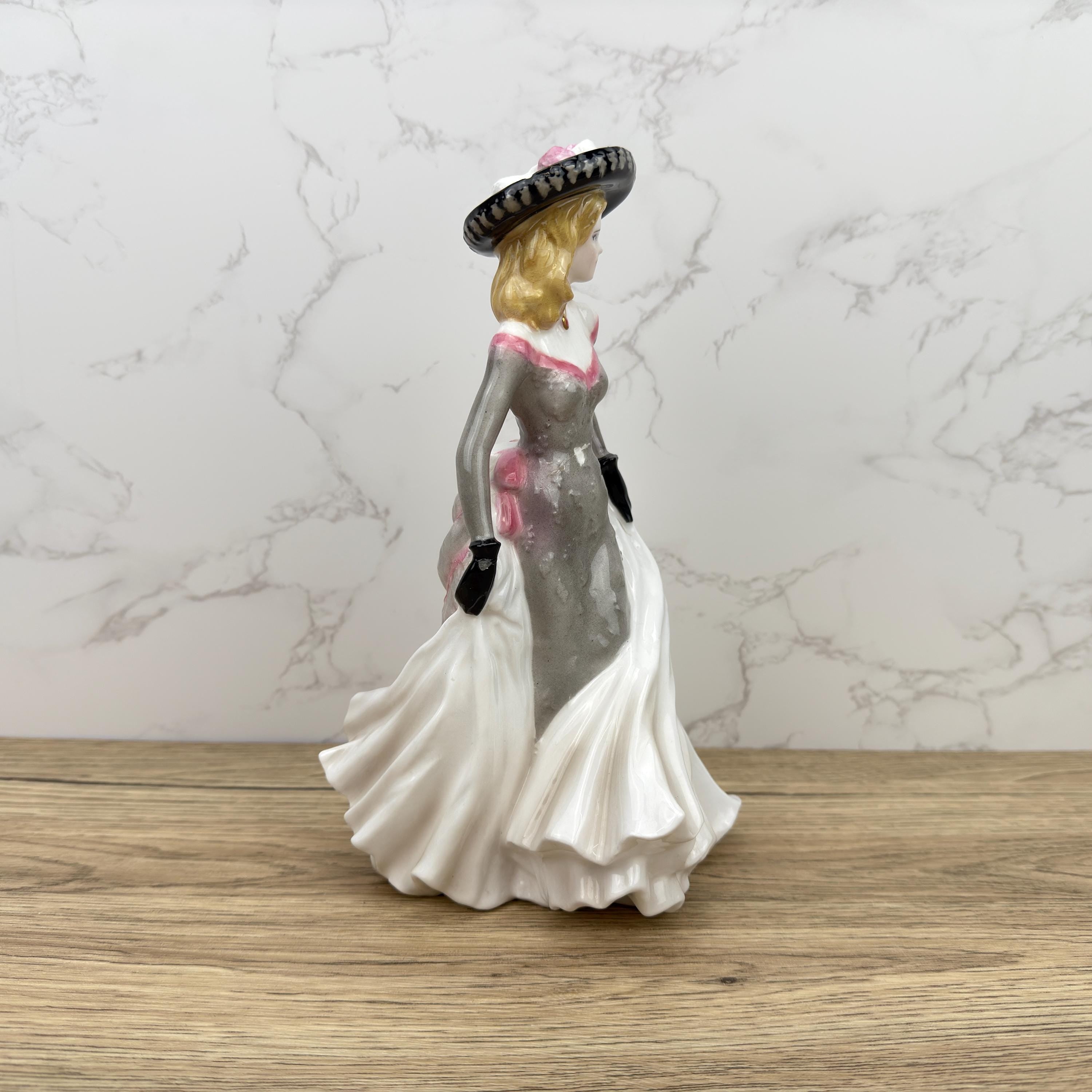 Royal Worcester Figurine, Summer Regatta, Bone China (Restored)