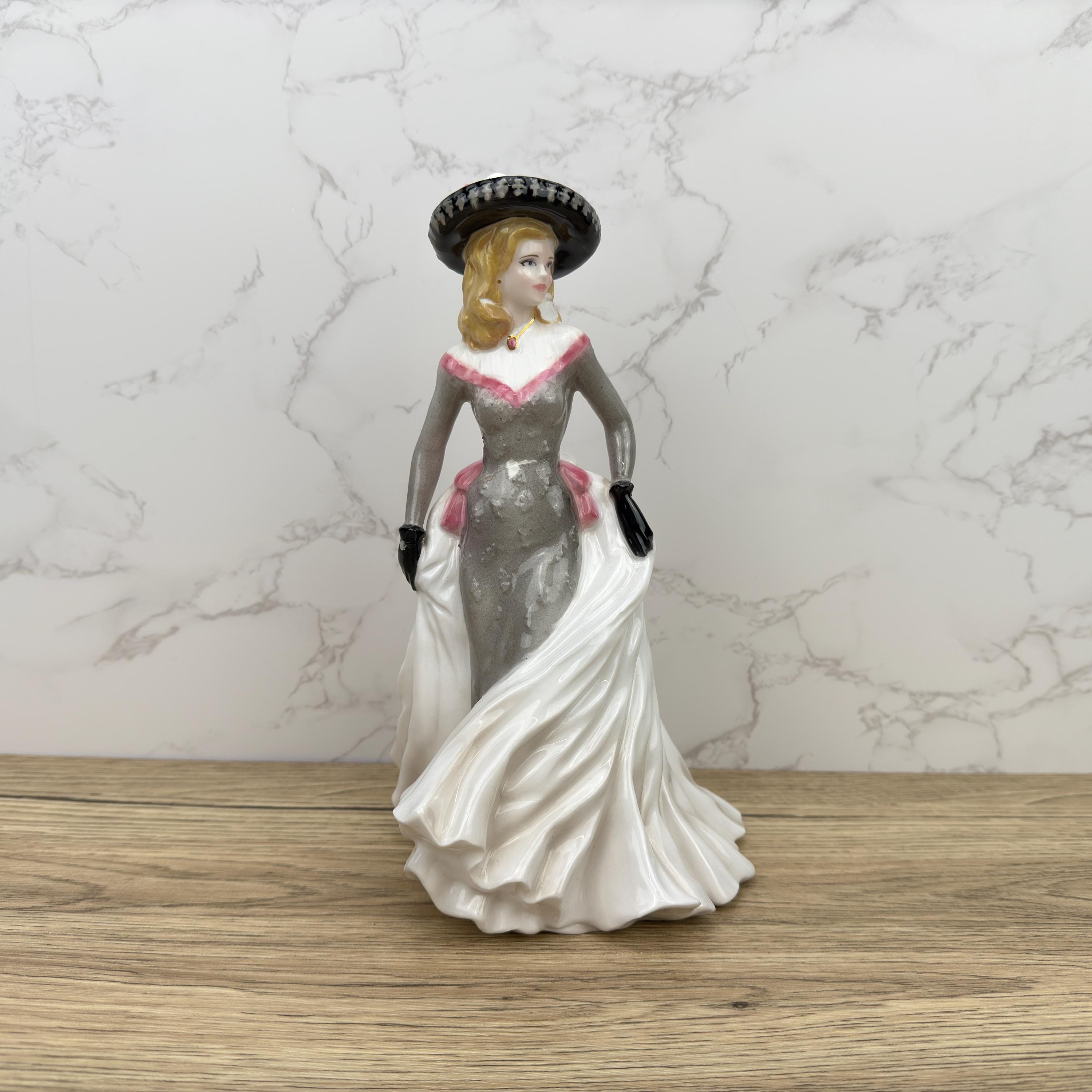Royal Worcester Figurine, Summer Regatta, Bone China (Restored)