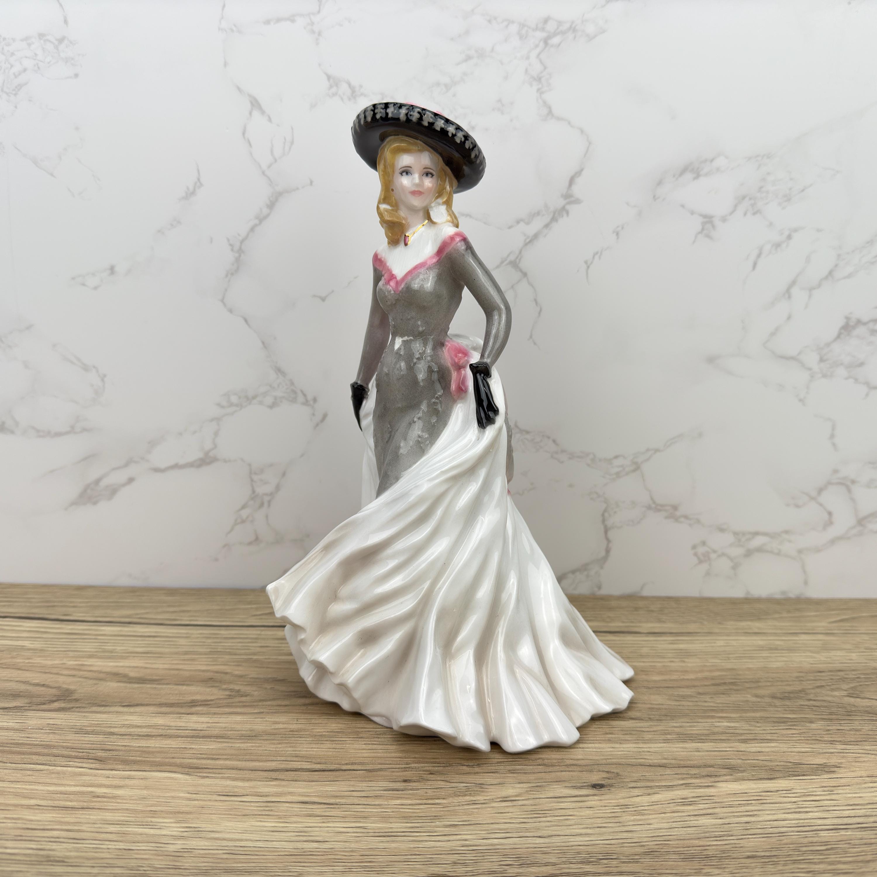 Royal Worcester Figurine, Summer Regatta, Bone China (Restored)