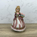 Vintage Porcelain Girl Musical Figurine, Giftcraft Music Box