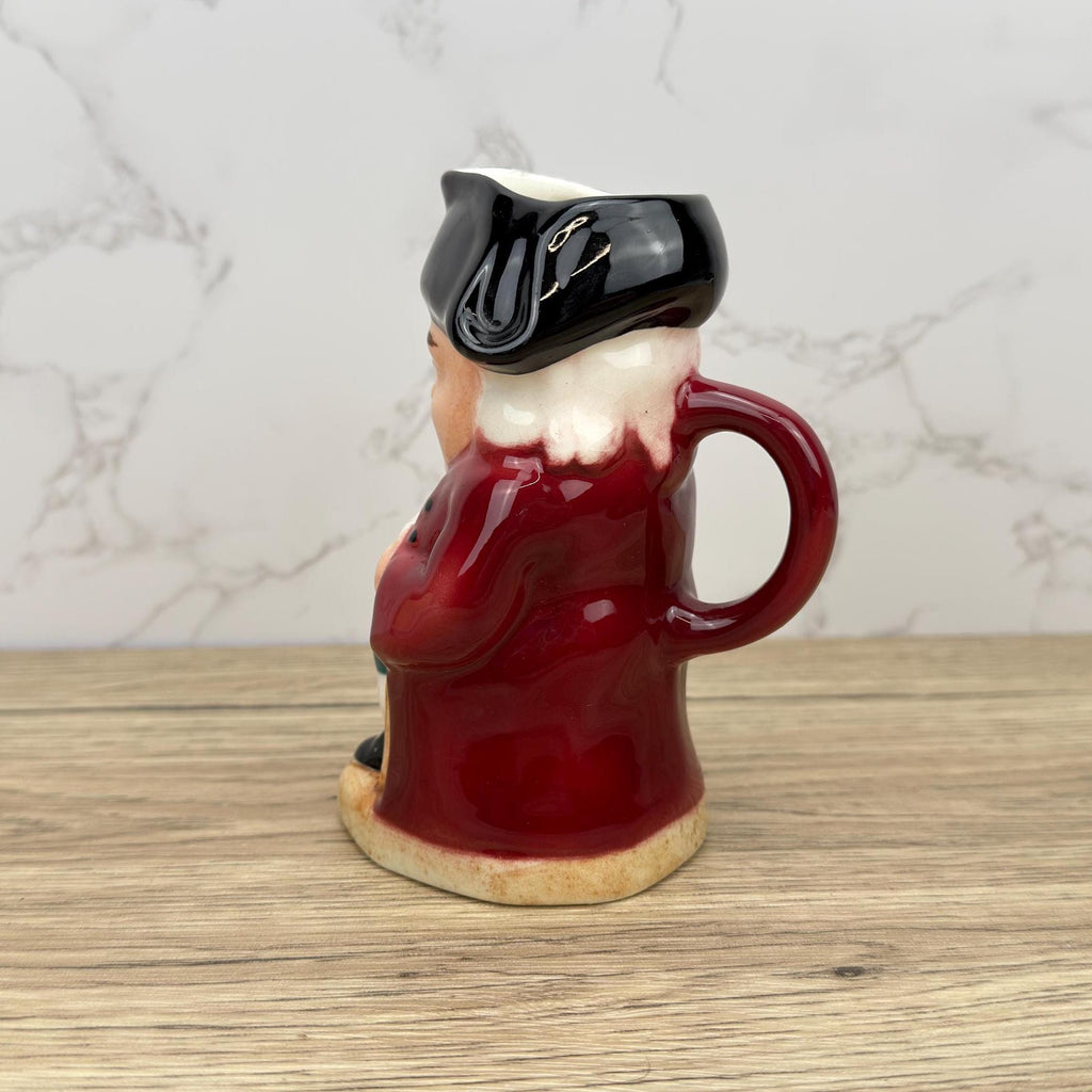 Vintage Porcelain Toby Jug, Collectible Character Jug, Made in England