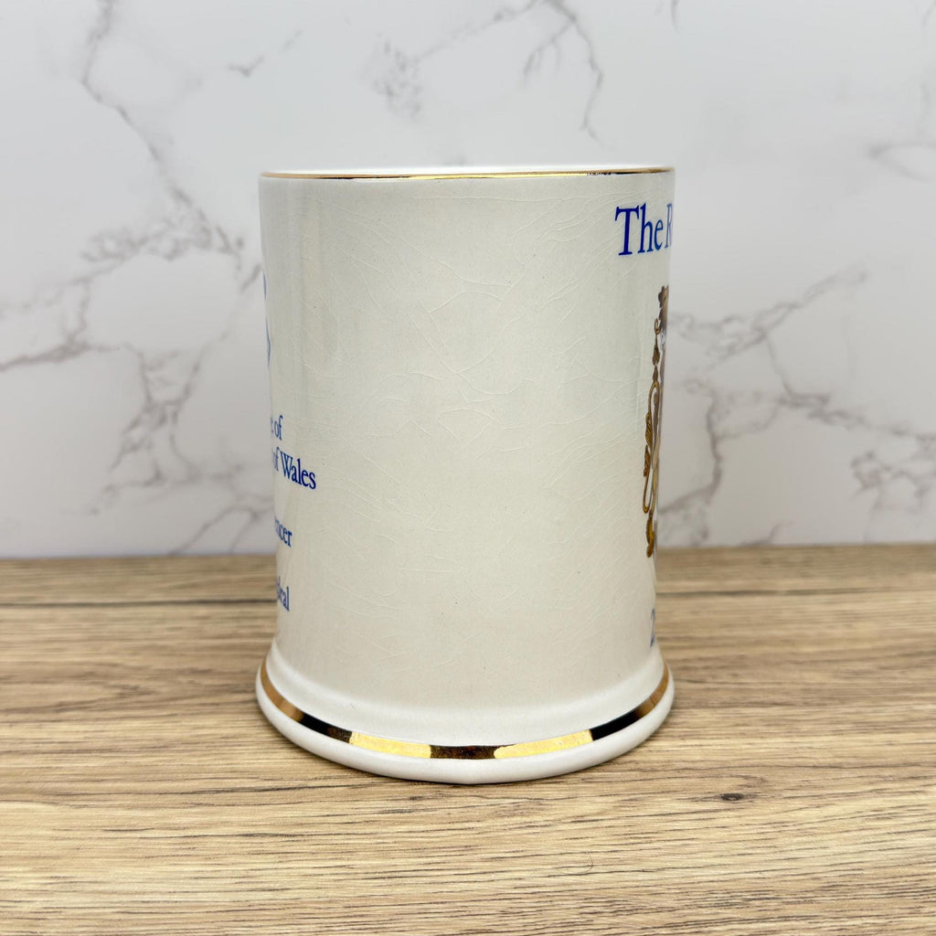 Charles and Diana Royal Wedding Mug, 1981 Souvenir Tankard, Pride of Britain
