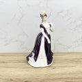 Leonardo Collection Porcelain Figurine, Lady in Purple Dress