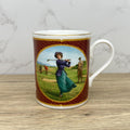 Vintage Royal Worcester Melvyn Buckley Golfing Mug, Gilded Porcelain