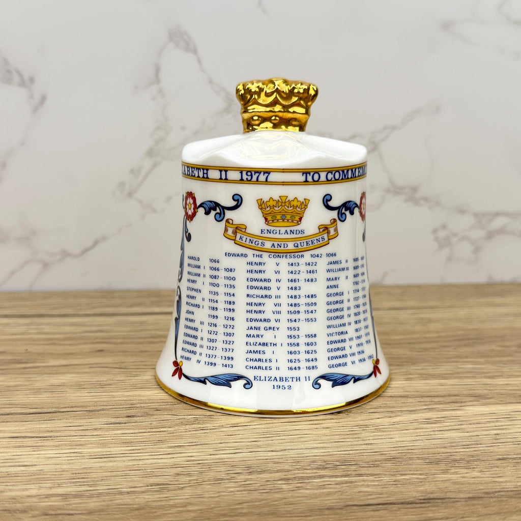 Aynsley Queen Elizabeth II Silver Jubilee Bell, Fine Bone China 1977