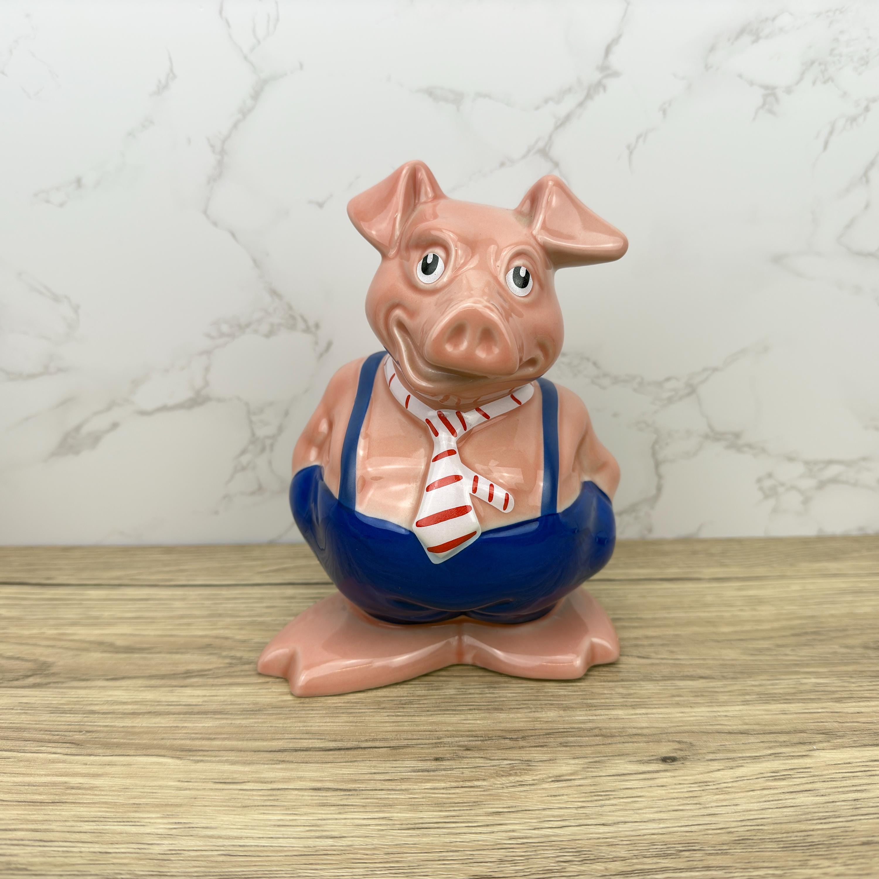 Wade Ceramic Piggy Bank, England Nat West, Vintage Pottery Collectible