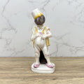 Vintage Welsh Bone China Pup Figurine, Collectible Shelf Decor