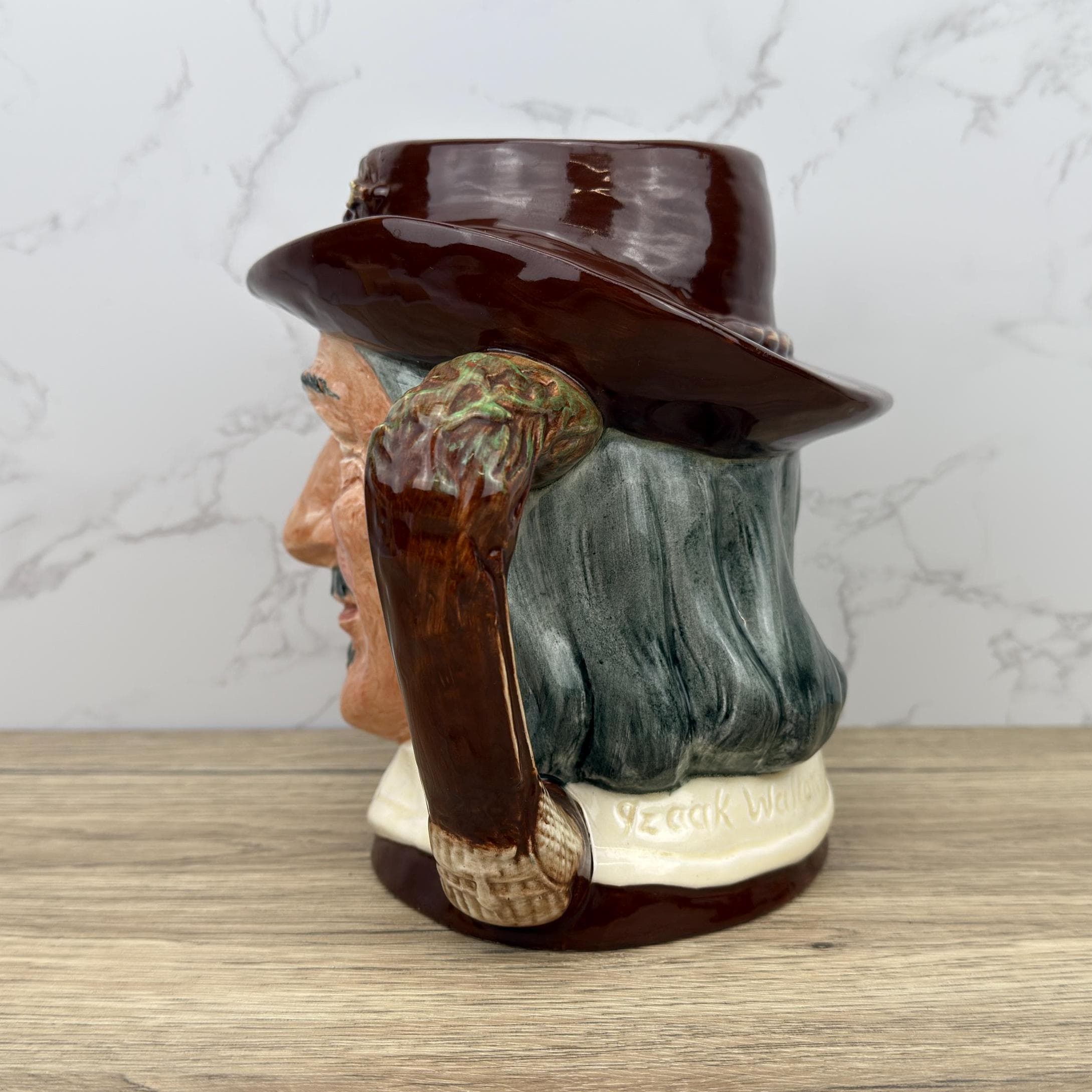 Royal Doulton Izaak Walton Toby Jug, D6604, Compleat Angler, Barware