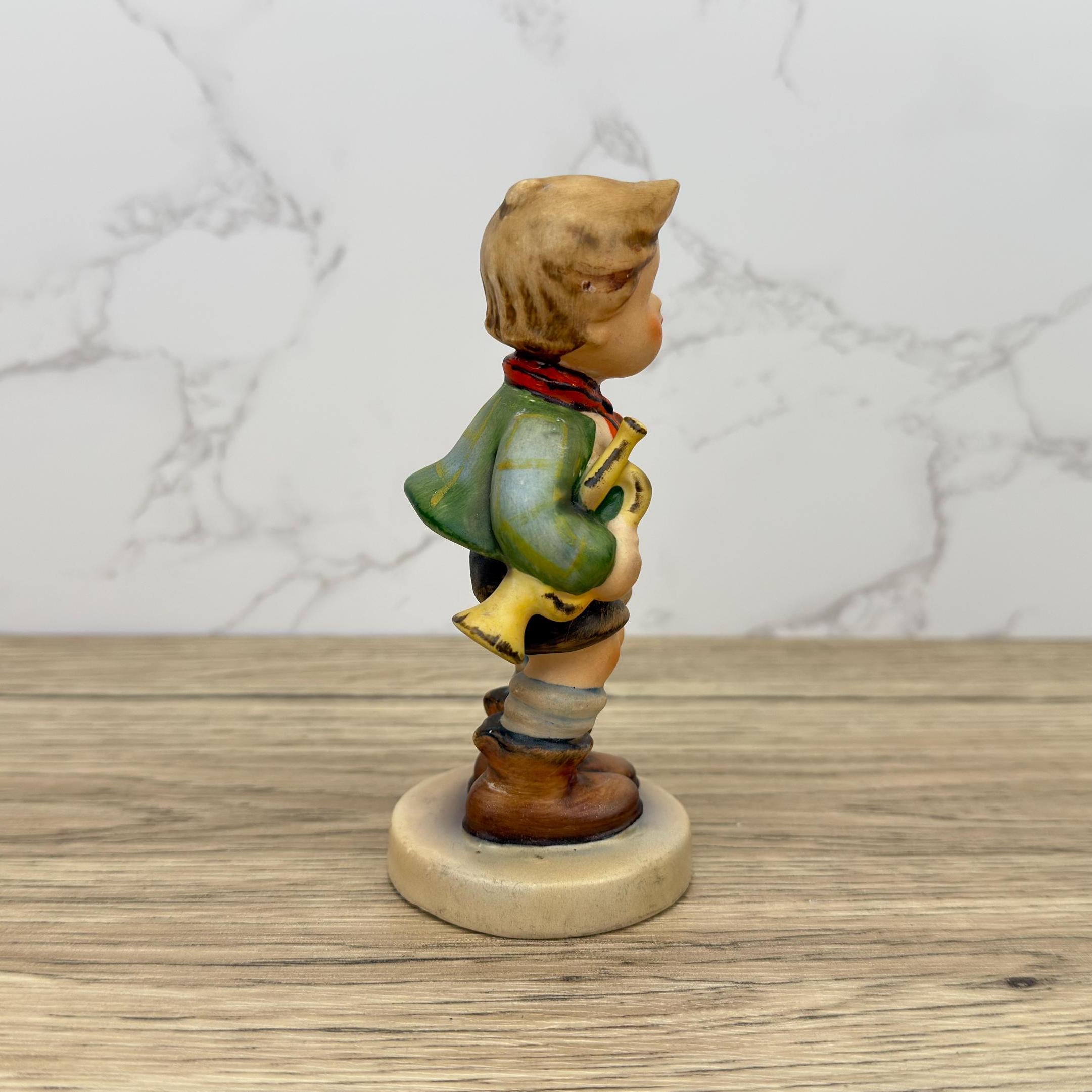 Goebel Hummel Trumpet Boy Figurine, Nr.97, Collectible Porcelain