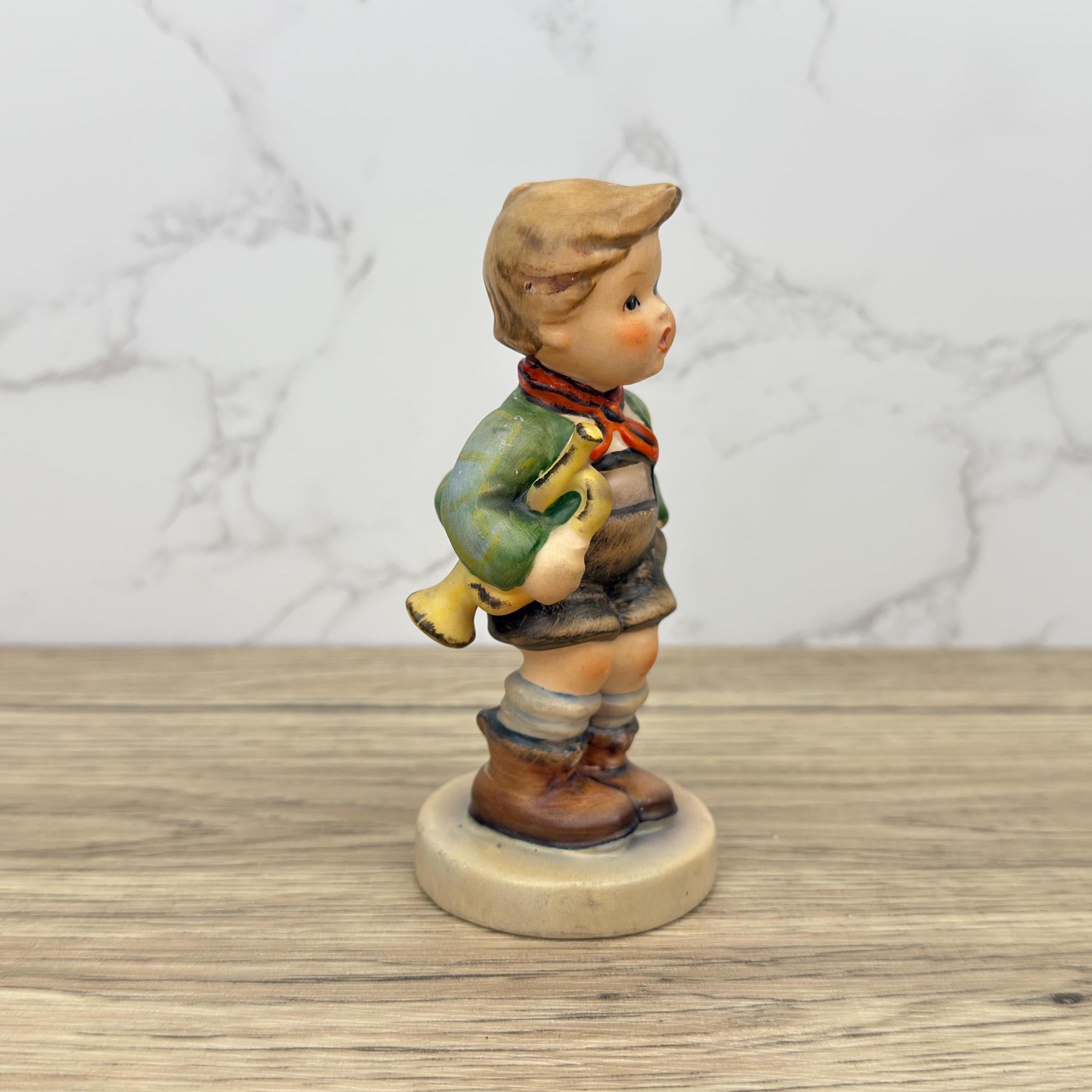 Goebel Hummel Trumpet Boy Figurine, Nr.97, Collectible Porcelain