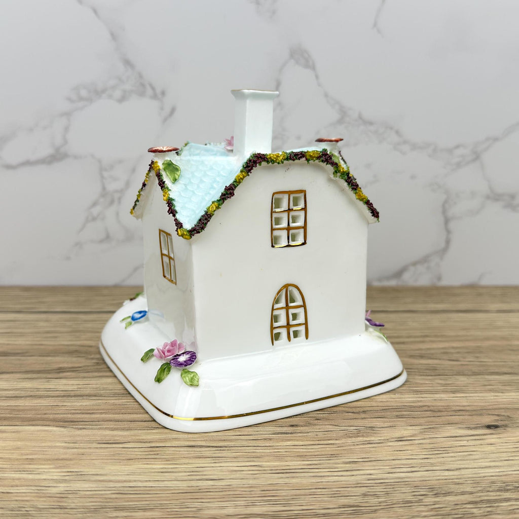 Coalport THE BOWER Porcelain Village House Figurine, British Made