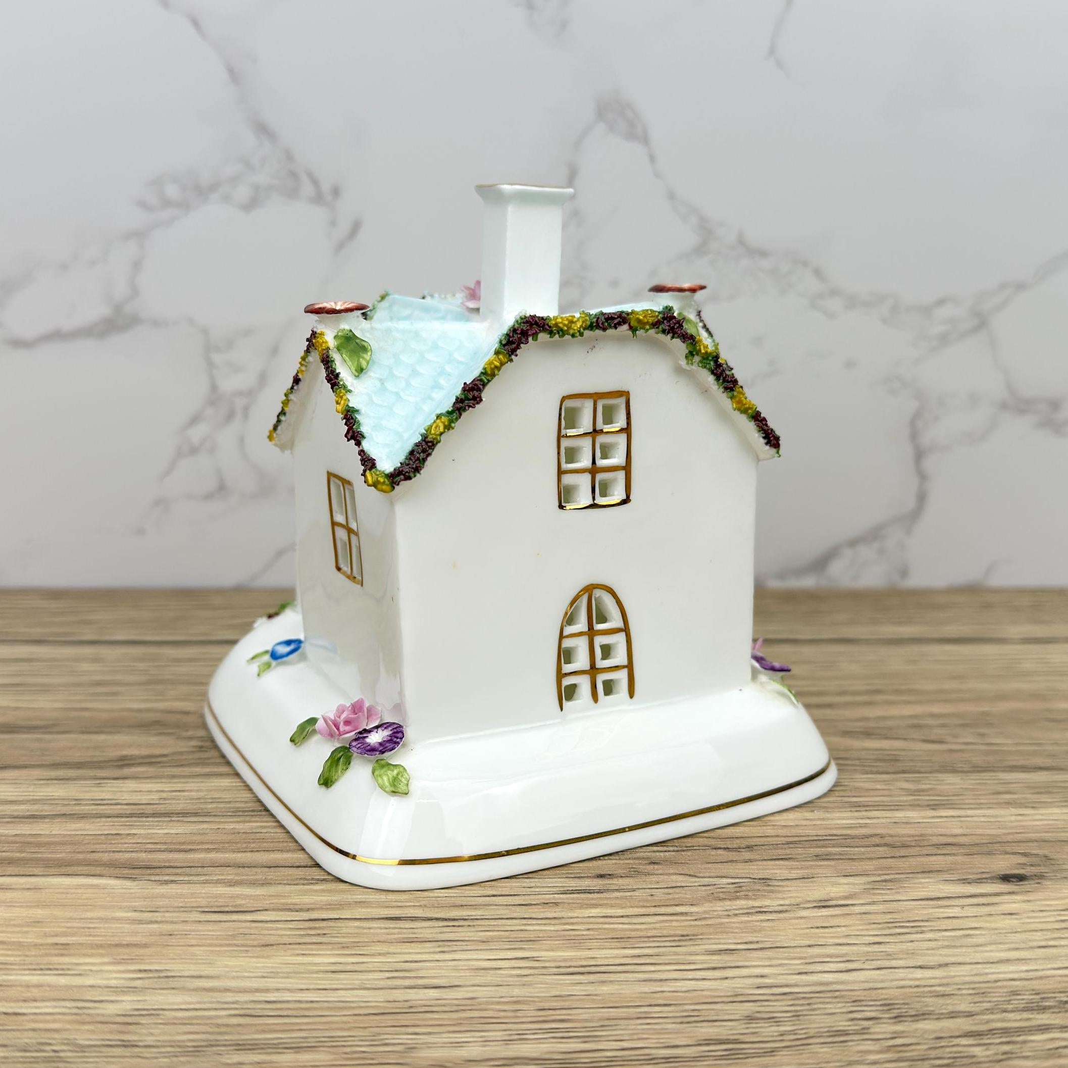 Coalport THE BOWER Porcelain Village House Figurine, British Made