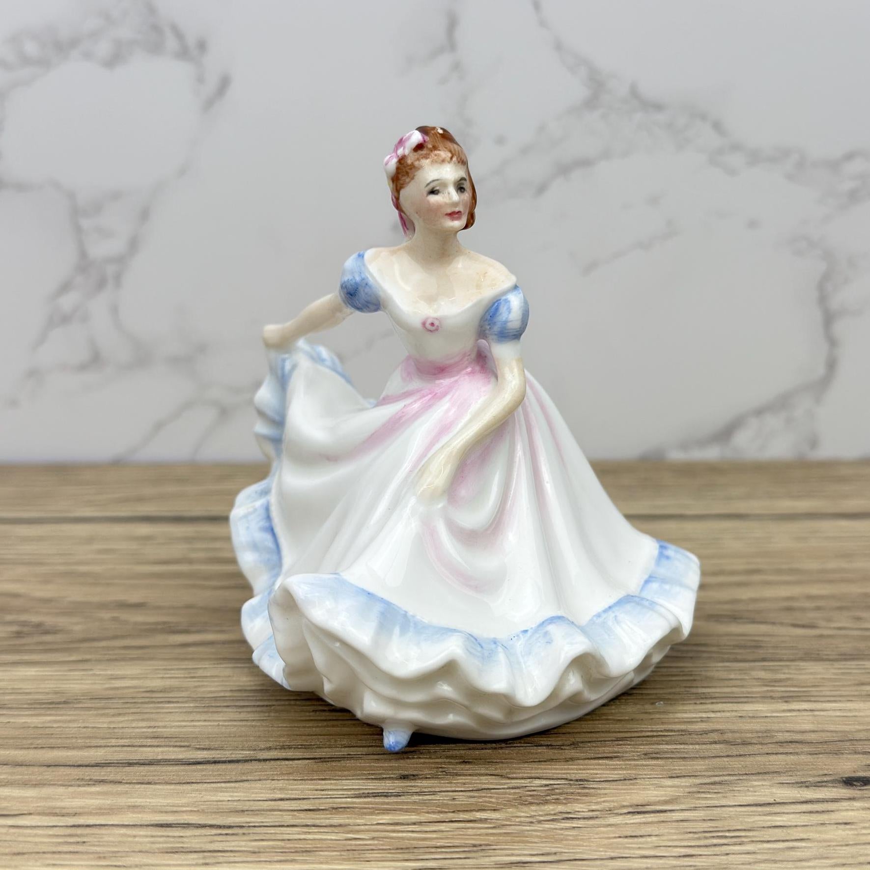 Vintage Royal Doulton Ninette Figurine HN3215, Bone China Lady