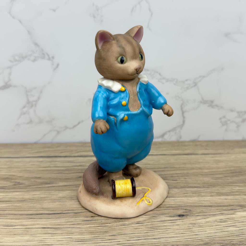 Vintage Peter Rabbit Tom Kitten Porcelain Figurine, Border Fine Arts