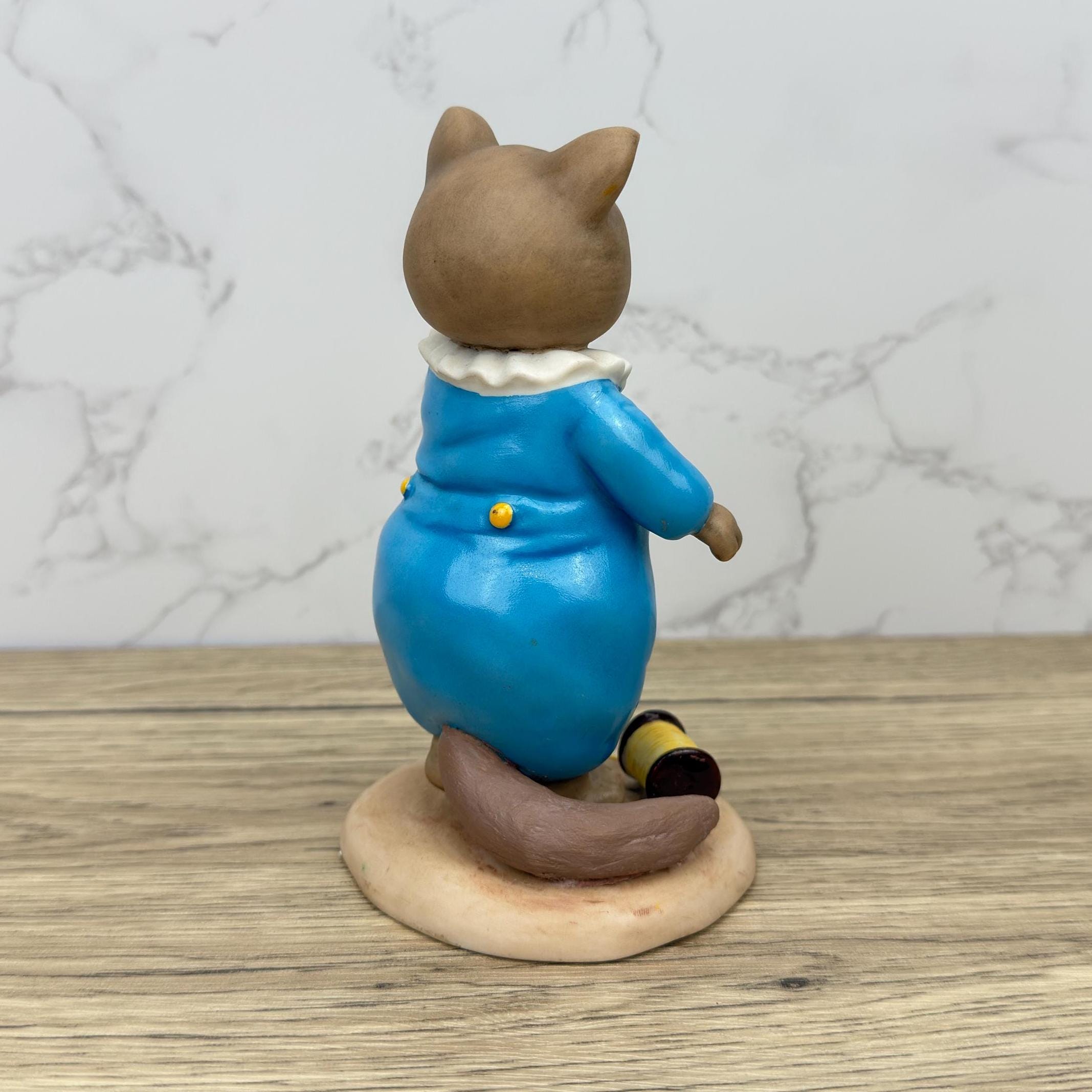 Vintage Peter Rabbit Tom Kitten Porcelain Figurine, Border Fine Arts