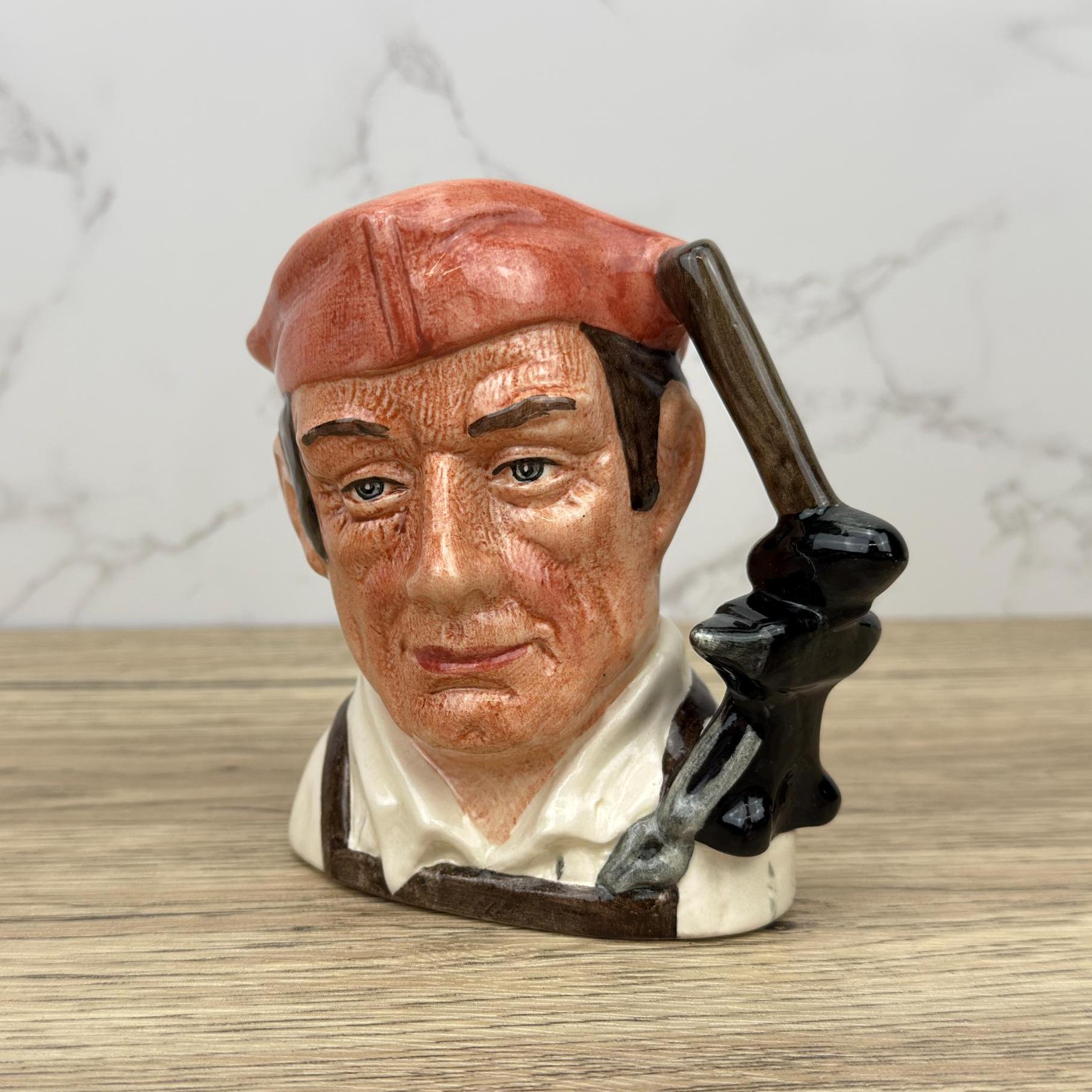 Royal Doulton Williamsburg Blacksmith Toby Jug, Vintage England, 1962