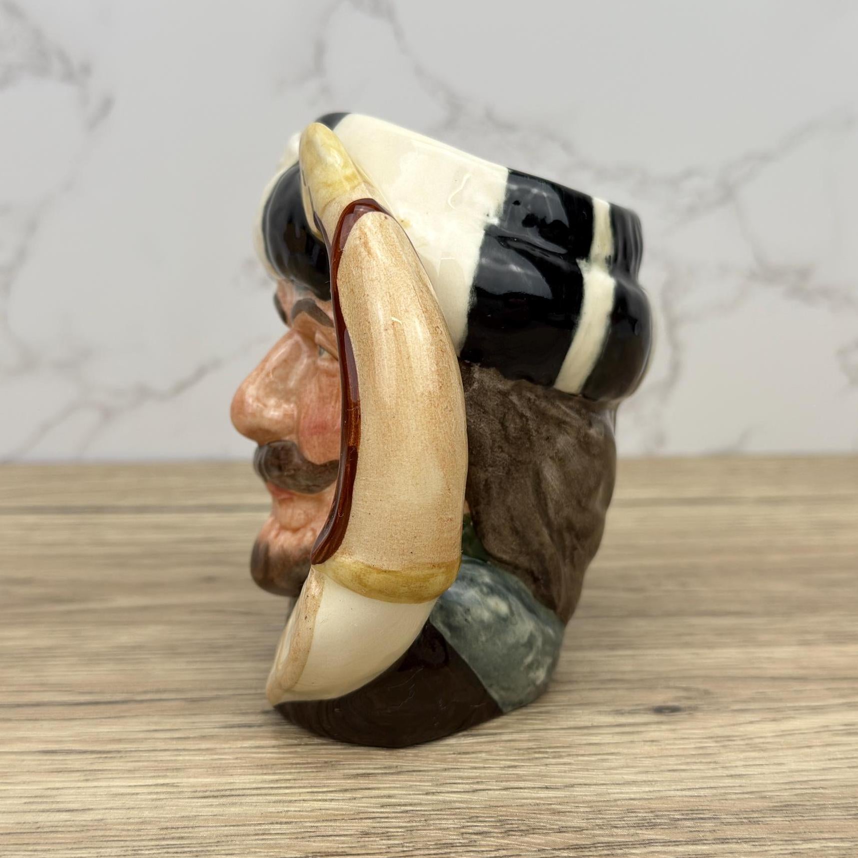 Vintage Royal Doulton "The Trapper" Character Jug D6612, 1966