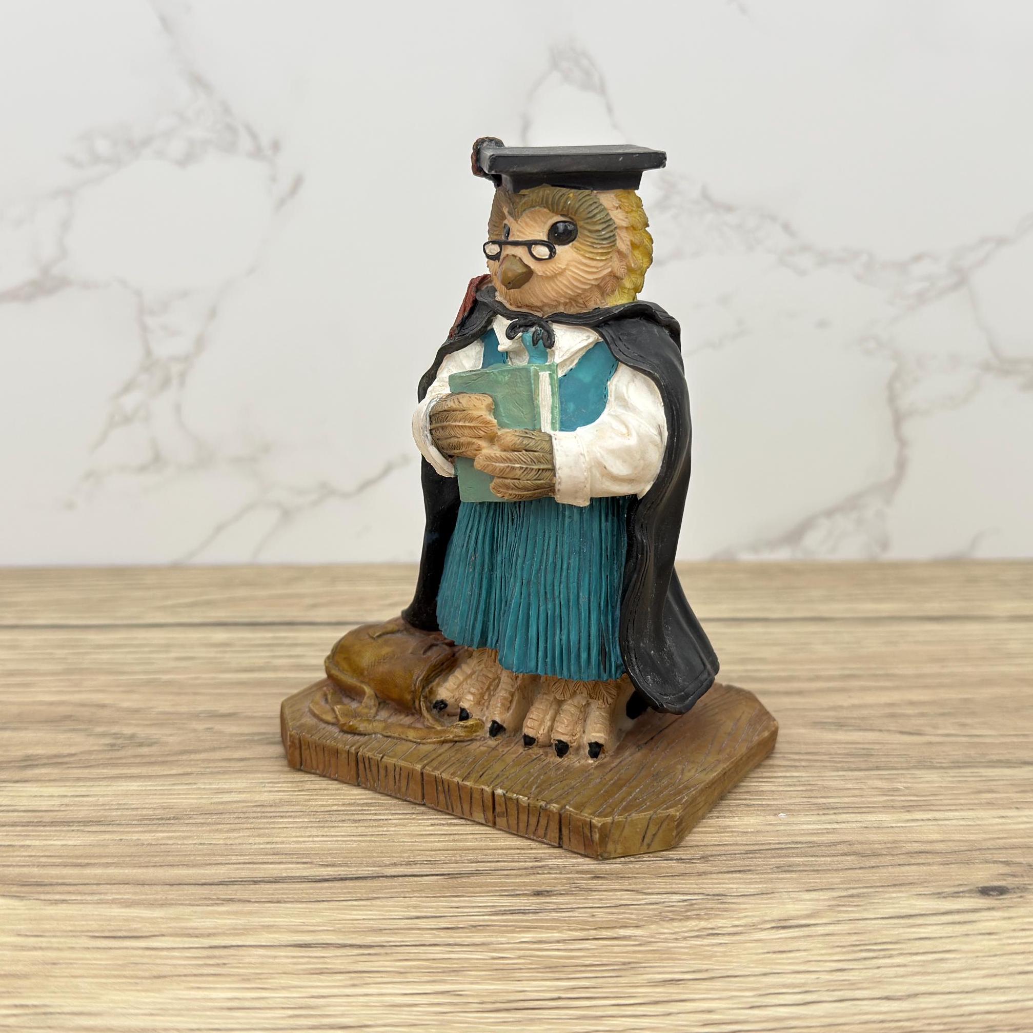 Leonardo Collection Resin Scholar Owl Figurine, Osbourne Collectible