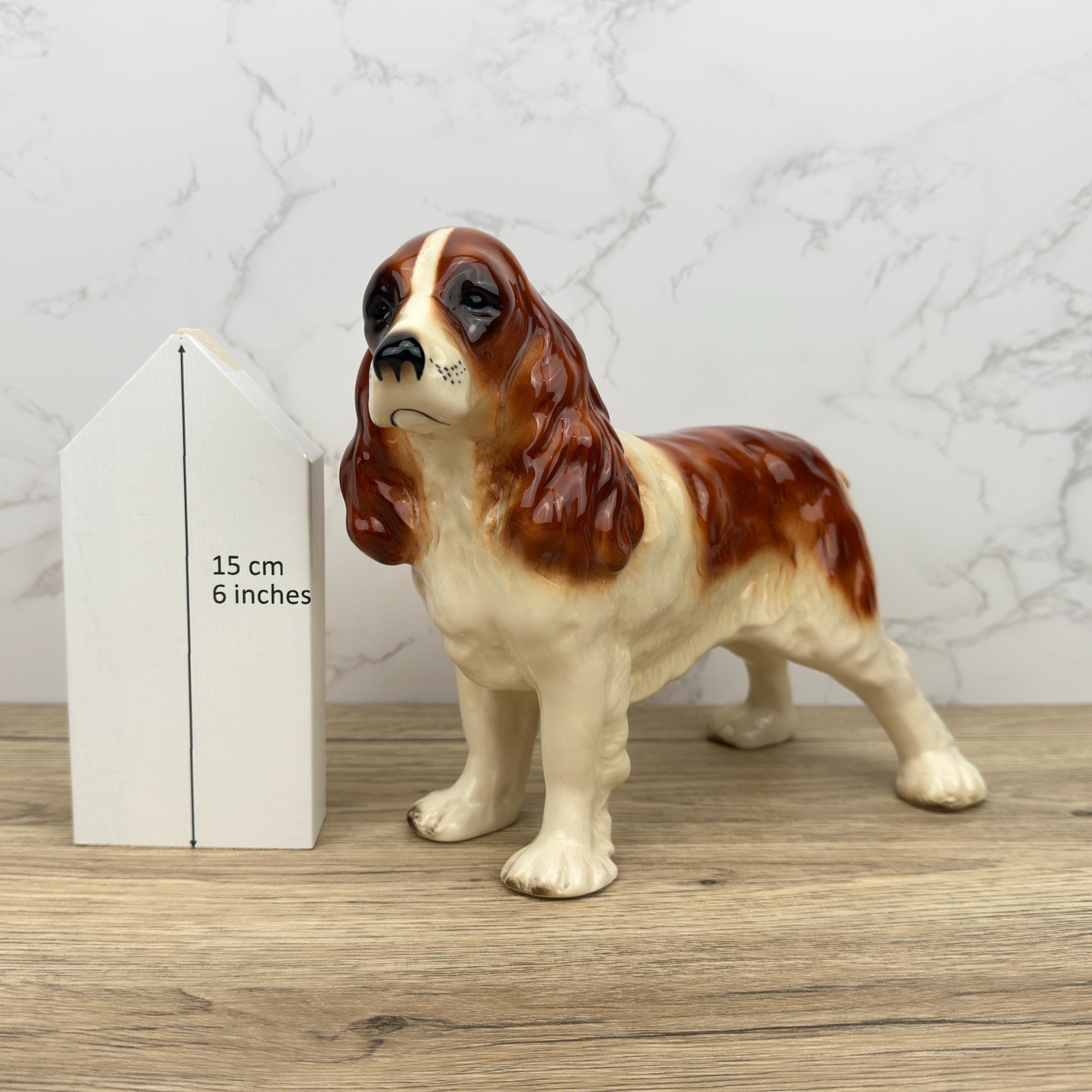 Vintage Coopercraft Ceramic Springer Spaniel Figurine, England