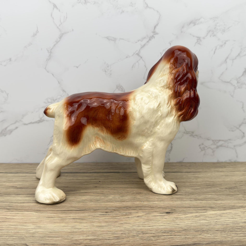 Vintage Coopercraft Ceramic Springer Spaniel Figurine, England