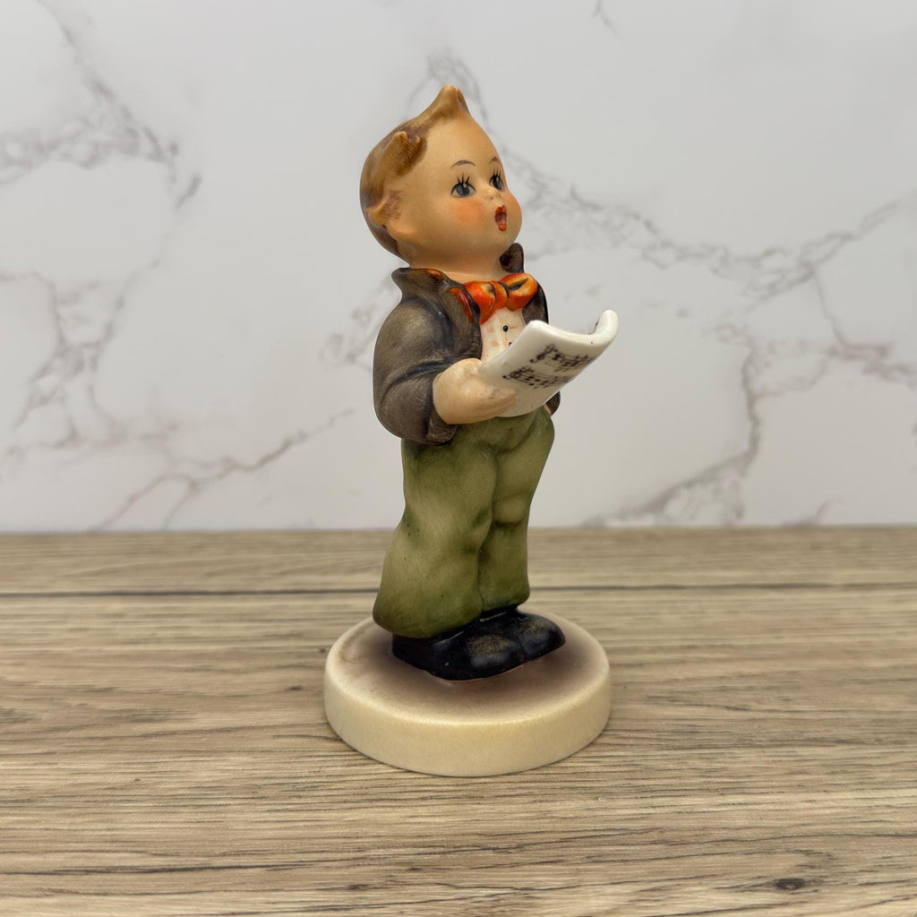 Vintage Porcelain Goebel Hummel #135 The Soloist Figurine 5", Western Germany - Porcelain Hand Made Figurines