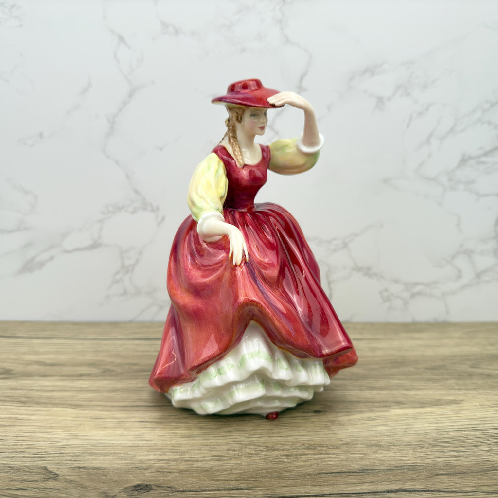 Vintage Royal Doulton Buttercup Figurine HN2399, Hand-Painted Porcelain