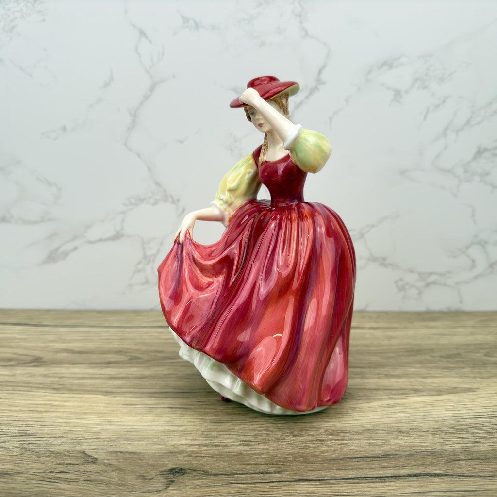 Vintage Royal Doulton Buttercup Figurine HN2399, Hand-Painted Porcelain