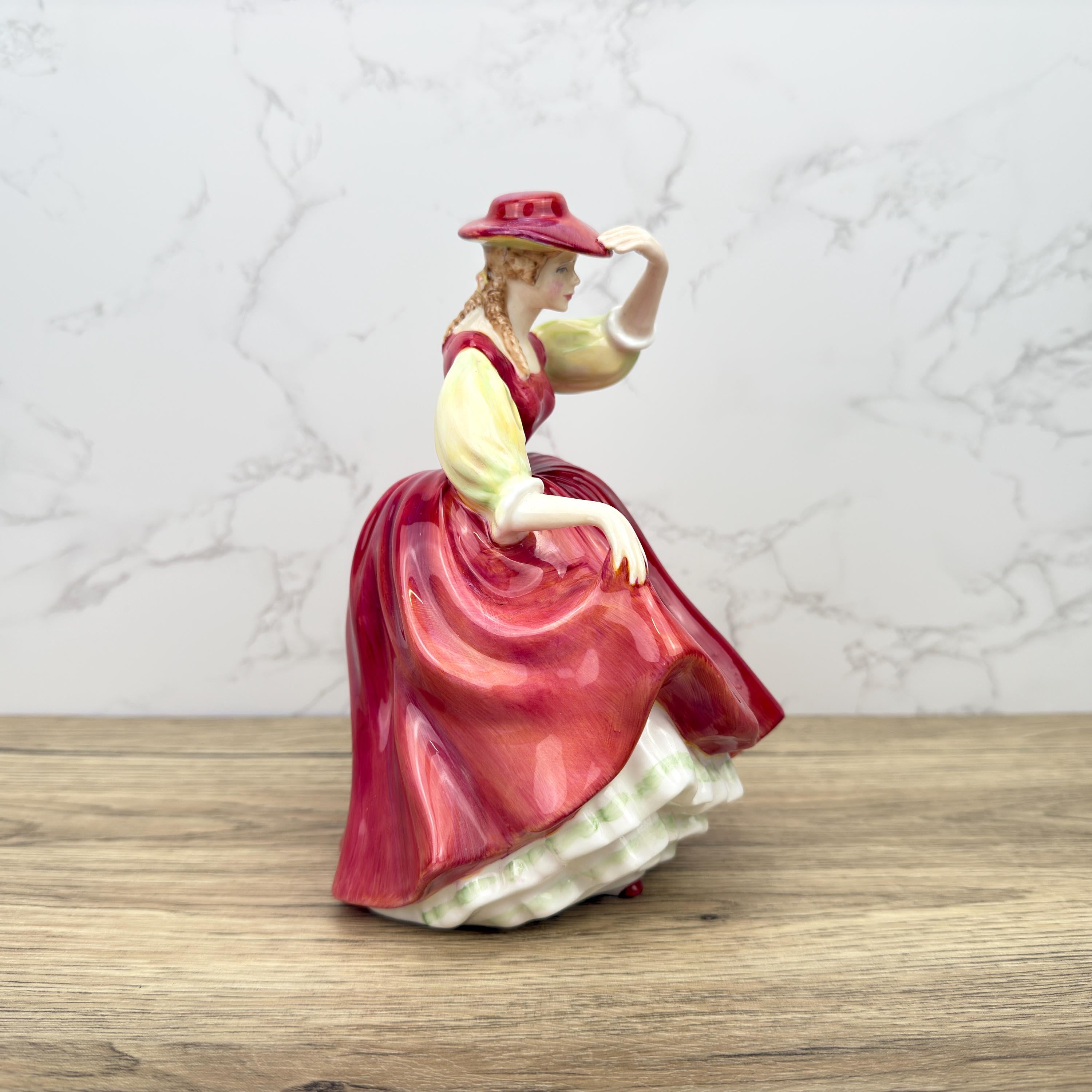 Vintage Royal Doulton Buttercup Figurine HN2399, Hand-Painted Porcelain