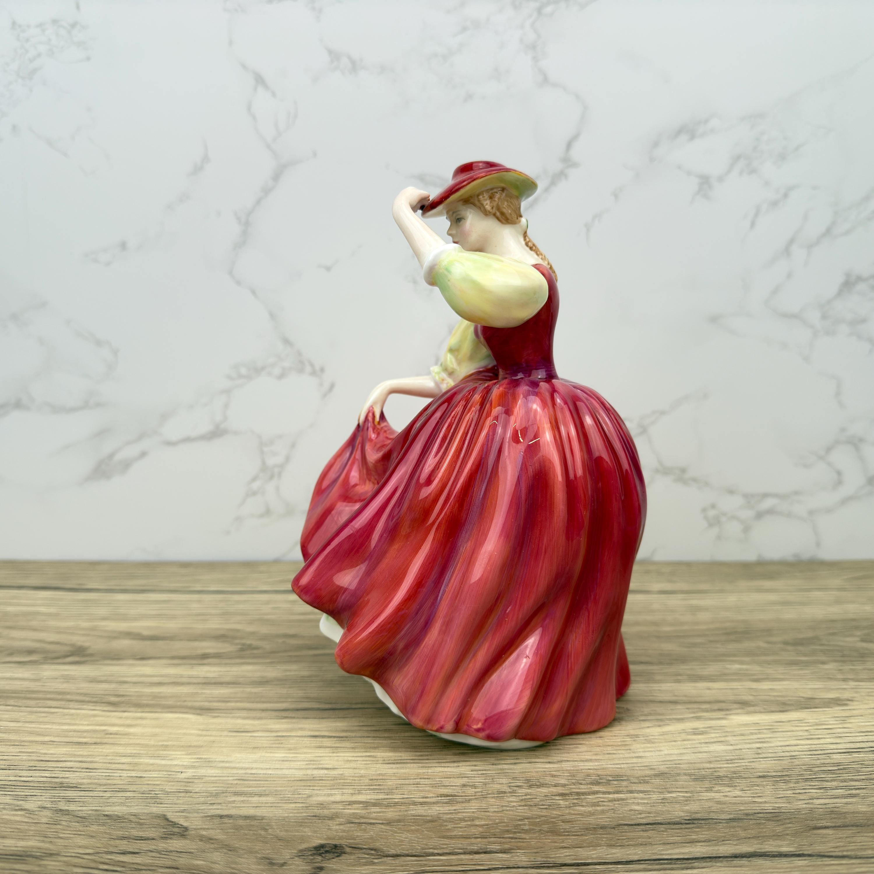 Vintage Royal Doulton Buttercup Figurine HN2399, Hand-Painted Porcelain