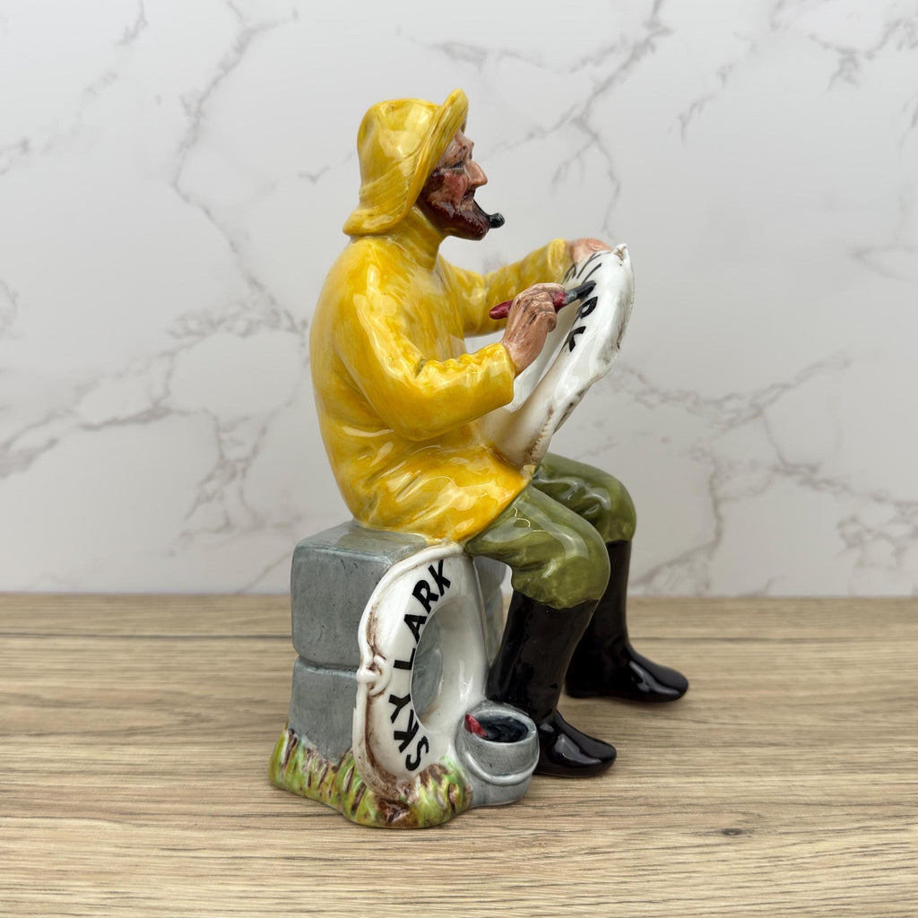 Vintage Royal Doulton "The Boatman" Figurine, Collectible Fine Bone China