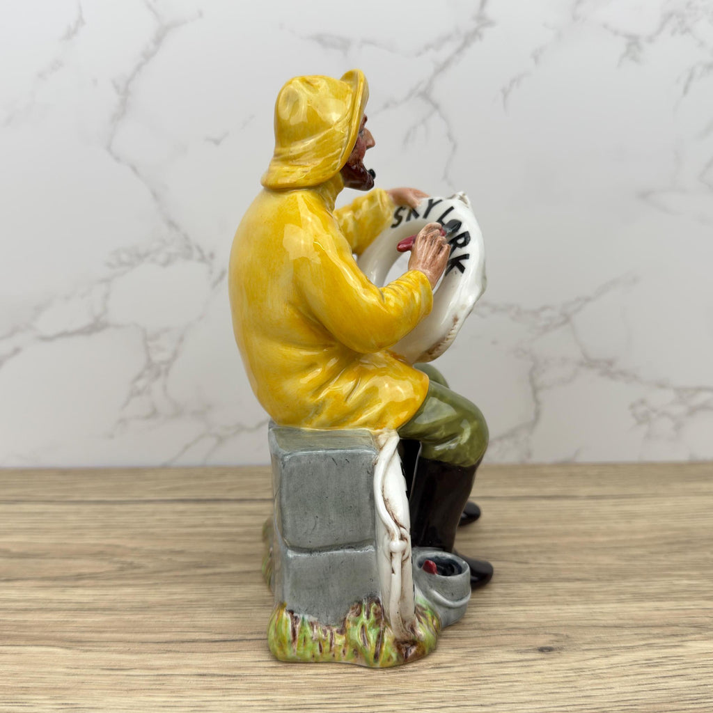 Vintage Royal Doulton "The Boatman" Figurine, Collectible Fine Bone China