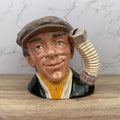Royal Doulton Toby Jug, The Busker D6775, Vintage Home Decor