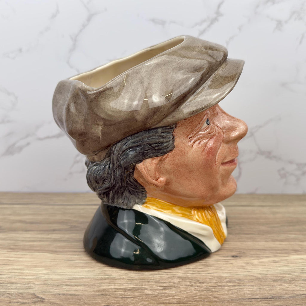 Royal Doulton Toby Jug, The Busker D6775, Vintage Home Decor