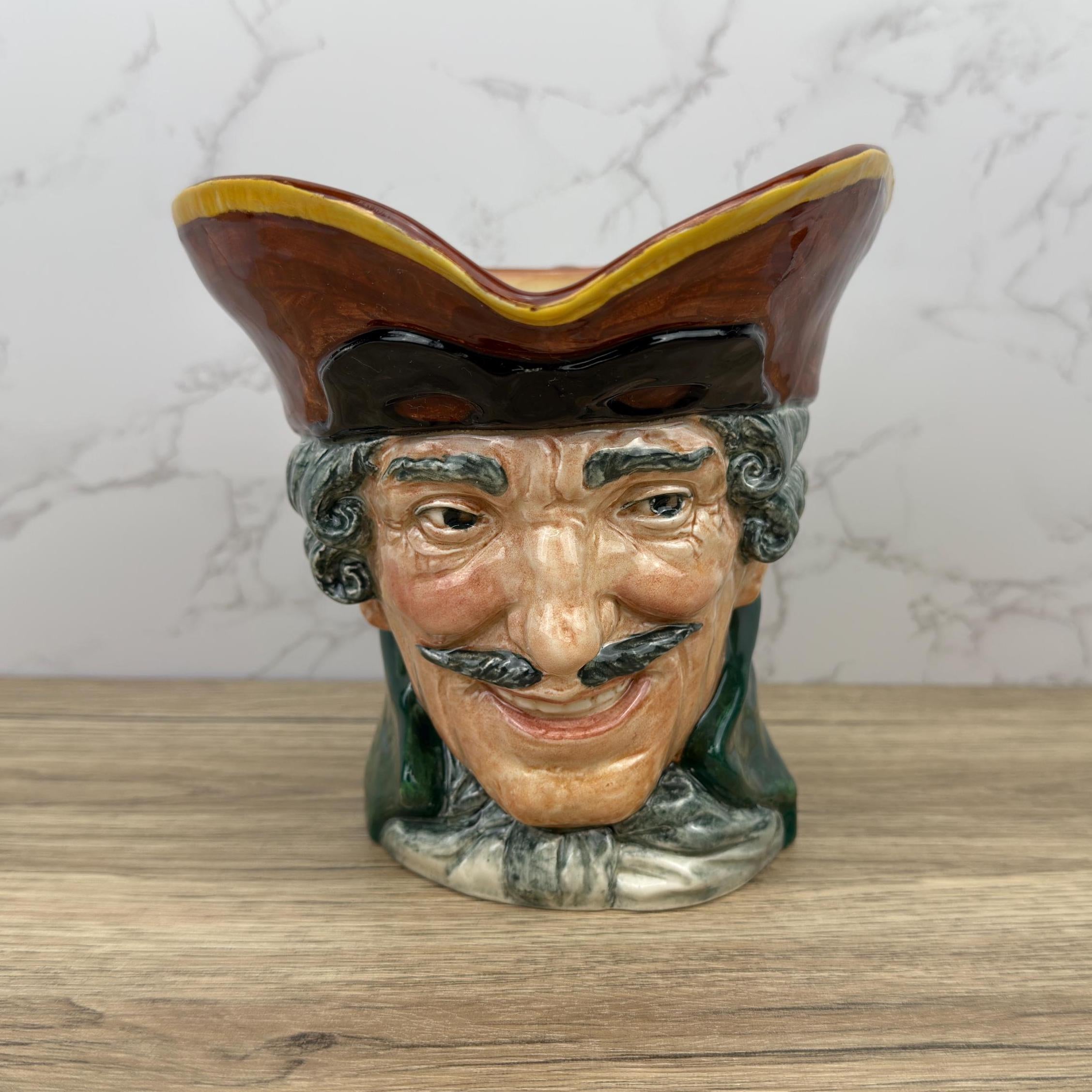 Royal Doulton Dick Turpin Toby Jug, Vintage Porcelain Pitcher