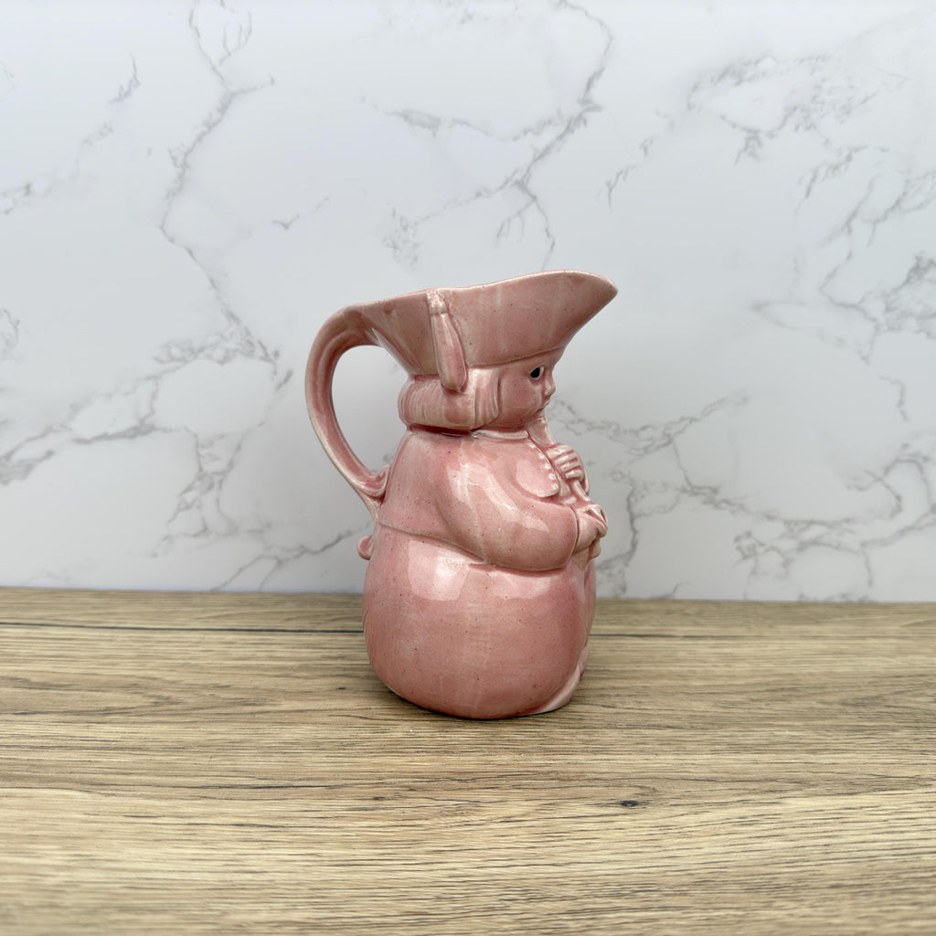 Quirky Vintage Ceramic Toby Jug Vase, Antique Character Mug
