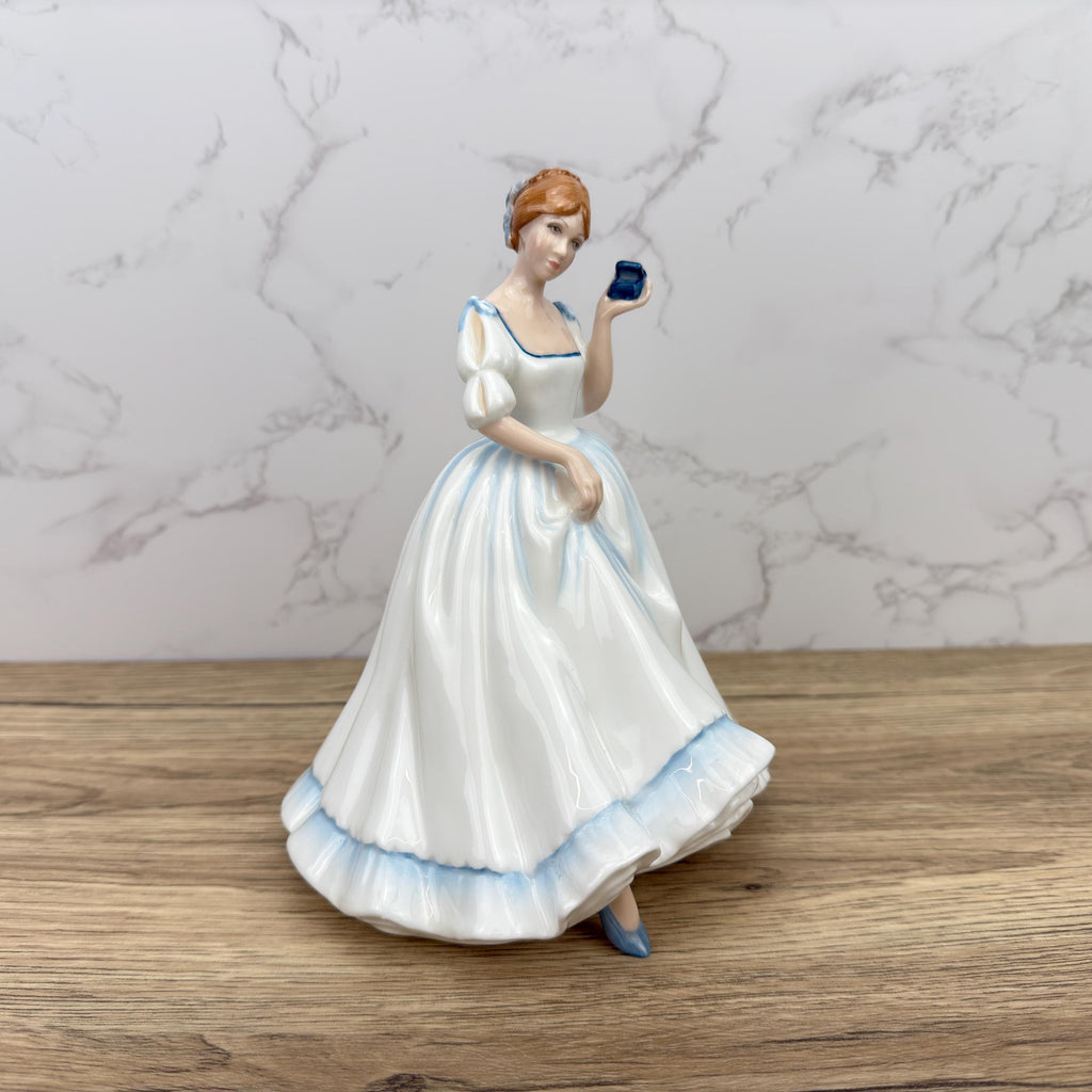 Vintage Royal Doulton Figurine PAULA HN3234, New Colourway 1990