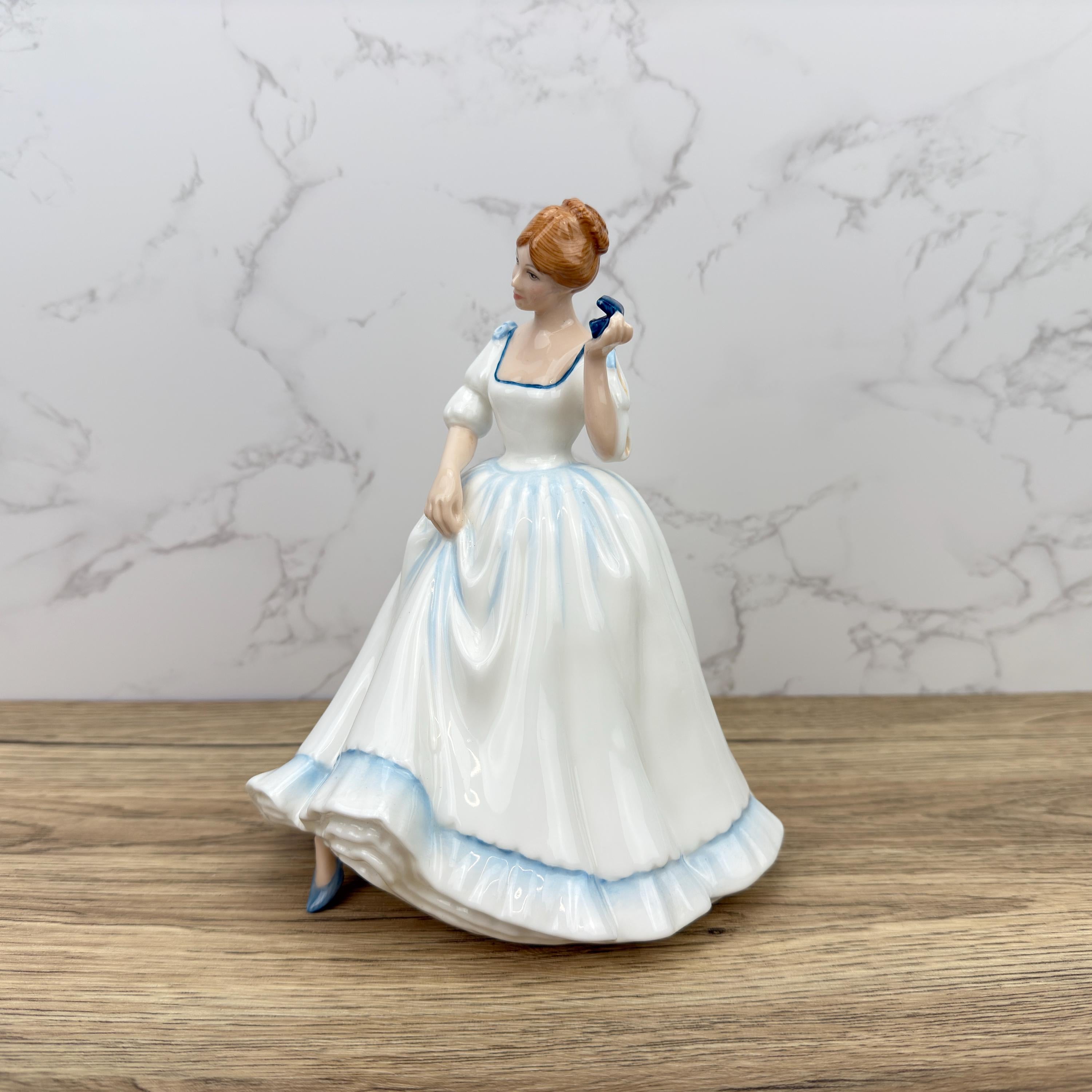 Vintage Royal Doulton Figurine PAULA HN3234, New Colourway 1990