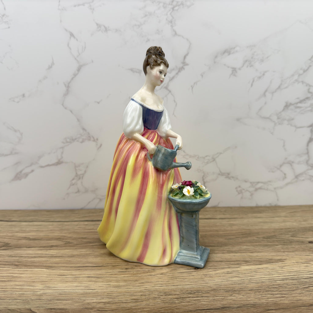 Vintage Royal Doulton Figurines, Large Porcelain Figure, ALEXANDRA, HN3286, Lady Watering Flowers, Stunning Pretty Ladies Collectible Gifts