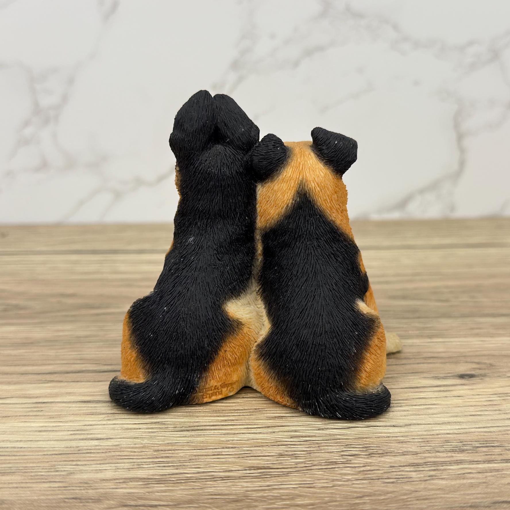 Sherratt and Simpson Resin Alsatian German Shepherd Figurine Collectible