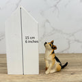 Vintage Sherratt and Simpson German Shepherd Figurine, Resin Dog Collectible