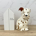 Vintage Beswick Pottery Schnauzer Dog Figurine, Collectible Porcelain Decor