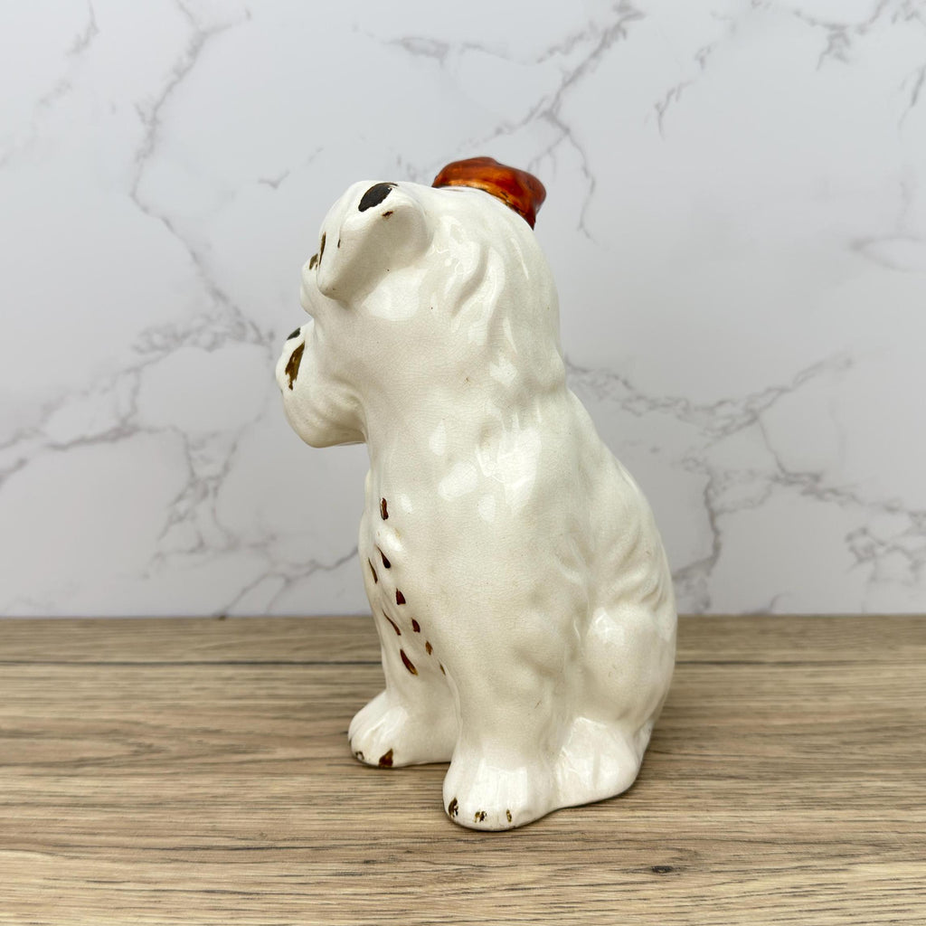 Vintage Beswick Pottery Schnauzer Dog Figurine, Collectible Porcelain Decor