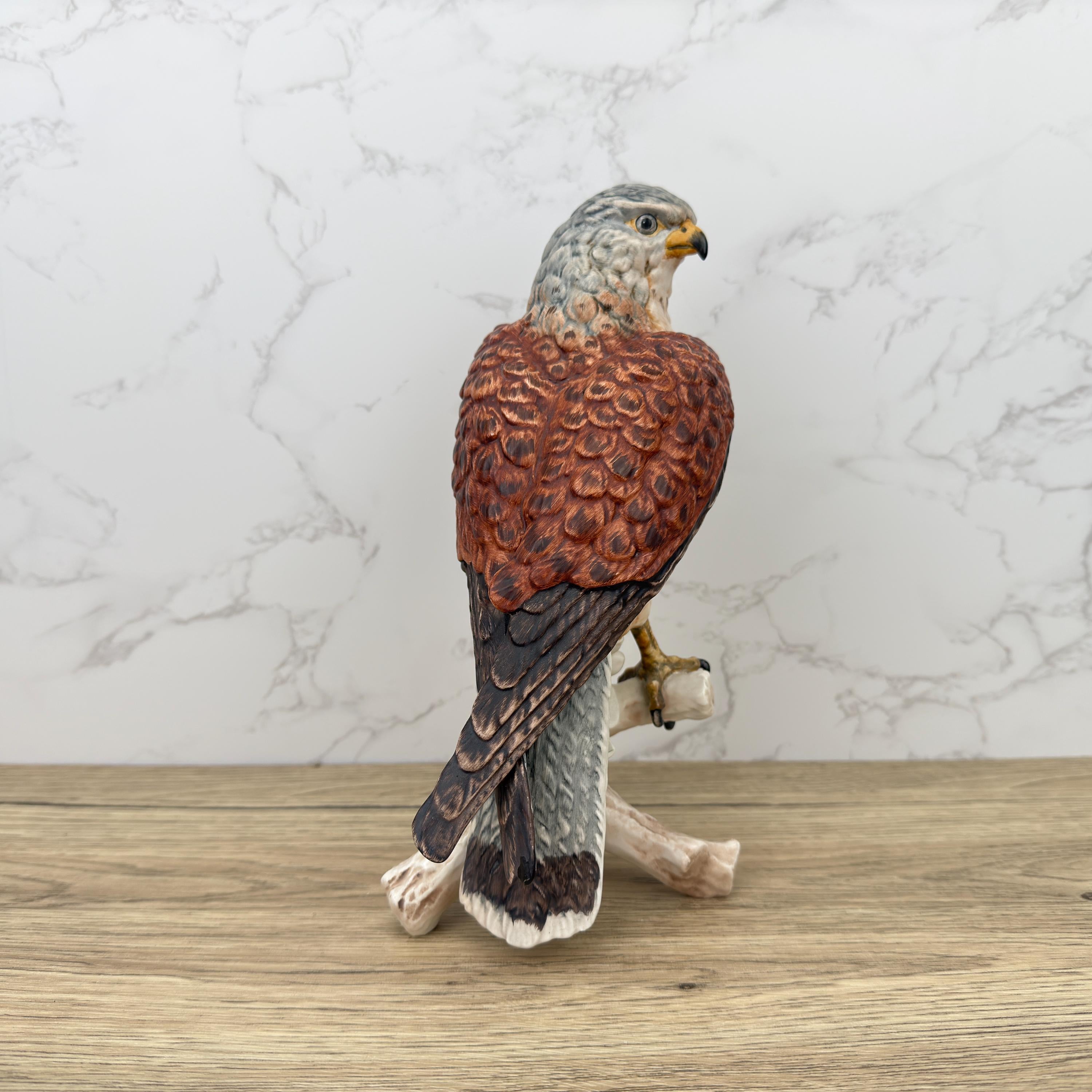 Vintage Goebel Hummel Falcon Porcelain Sculpture, Western Germany, 1969