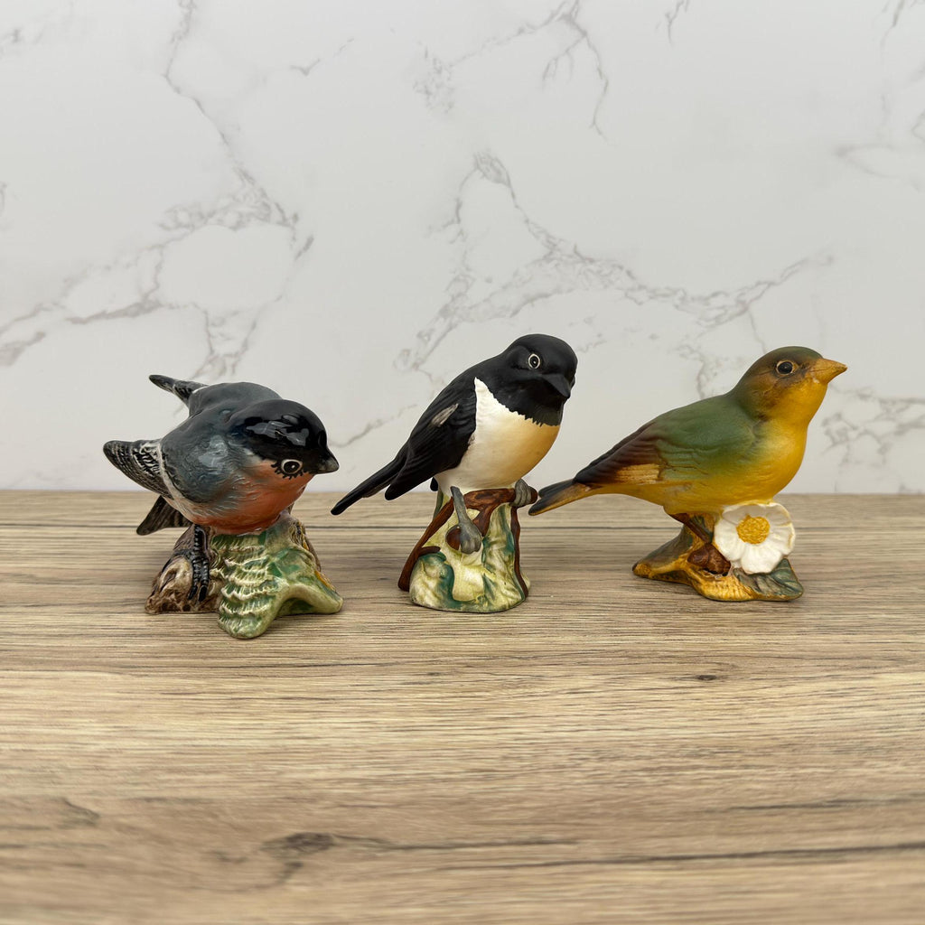 Antique Beswick Porcelain Bird Figurines, Made in England