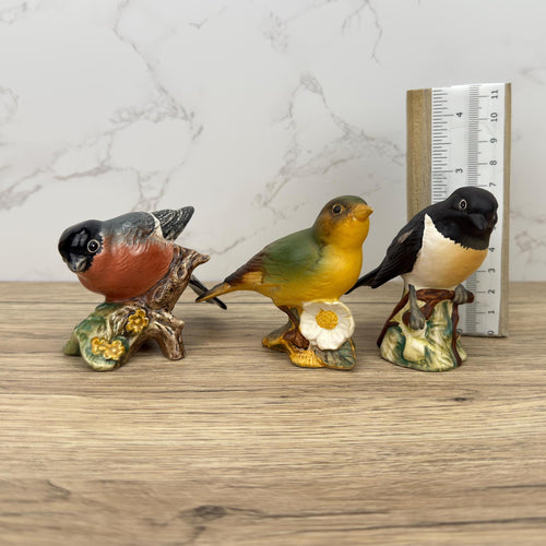 Antique Beswick Porcelain Bird Figurines, Made in England