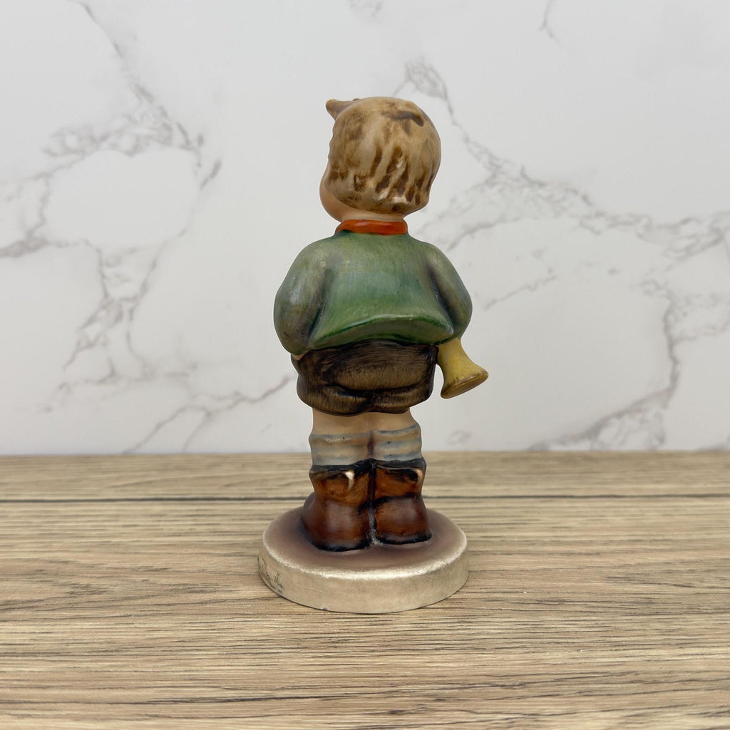 Vintage Goebel Hummel Little Musician Figurine, Western Germany (Damaged)
