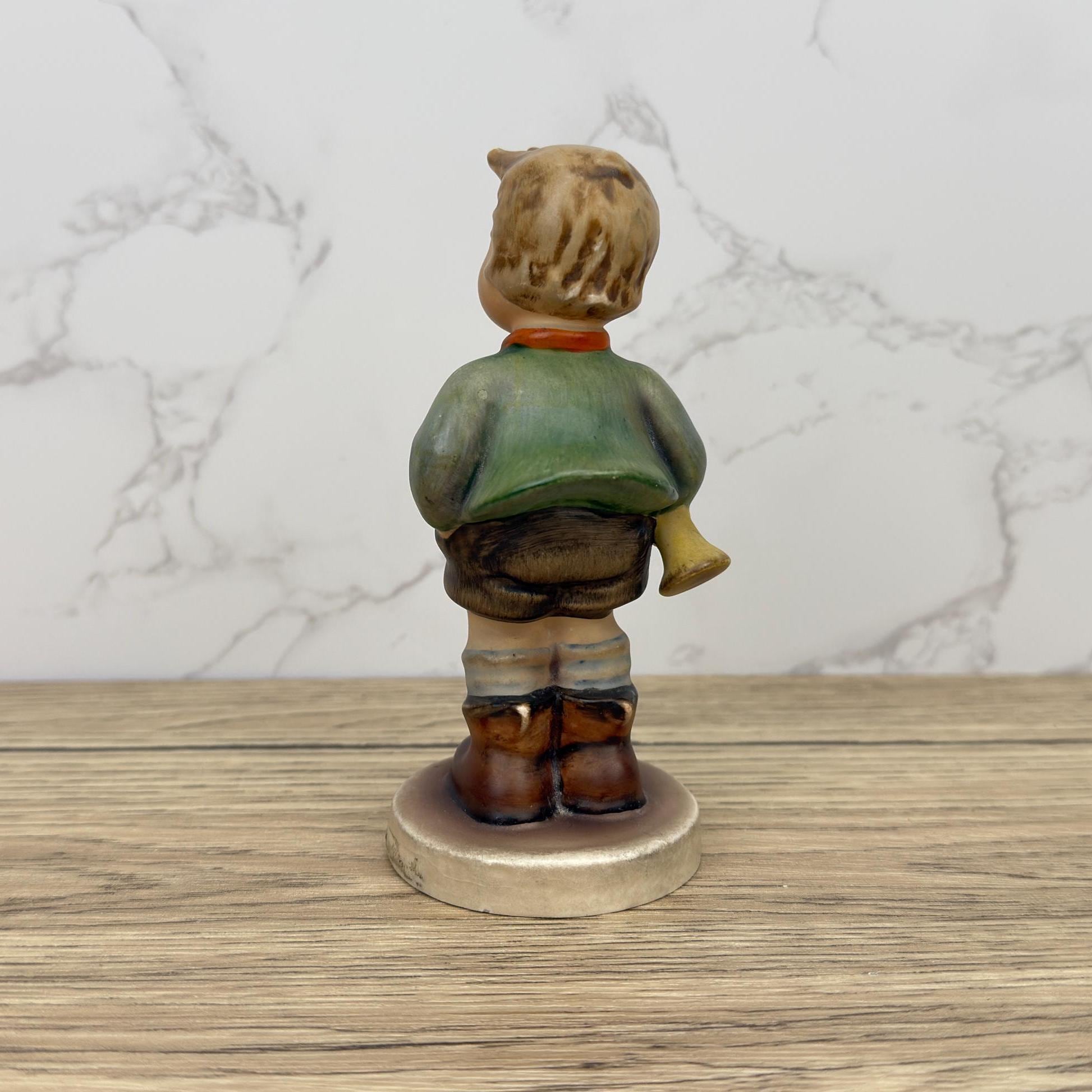 Vintage Goebel Hummel Little Musician Figurine, Western Germany (Damaged)