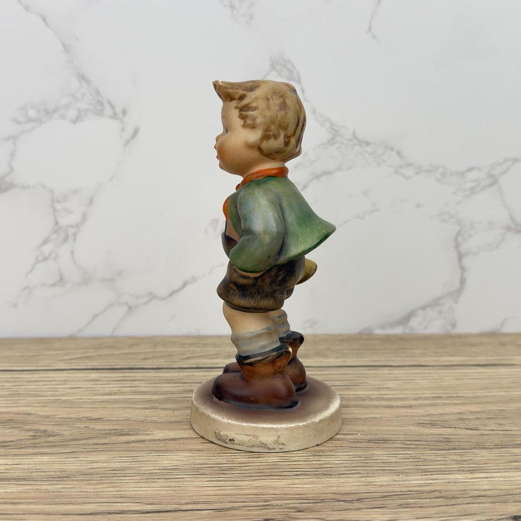 Vintage Goebel Hummel Little Musician Figurine, Western Germany (Damaged)