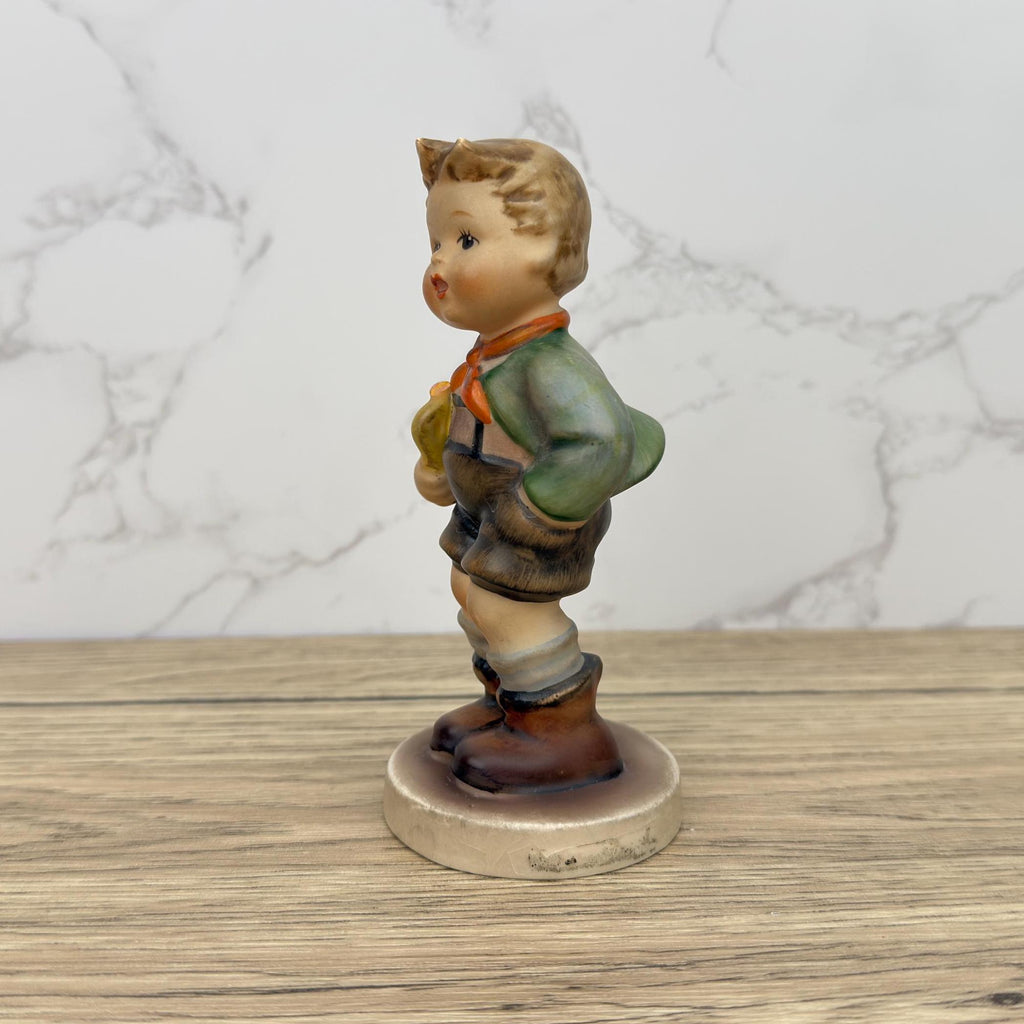 Vintage Goebel Hummel Little Musician Figurine, Western Germany (Damaged)