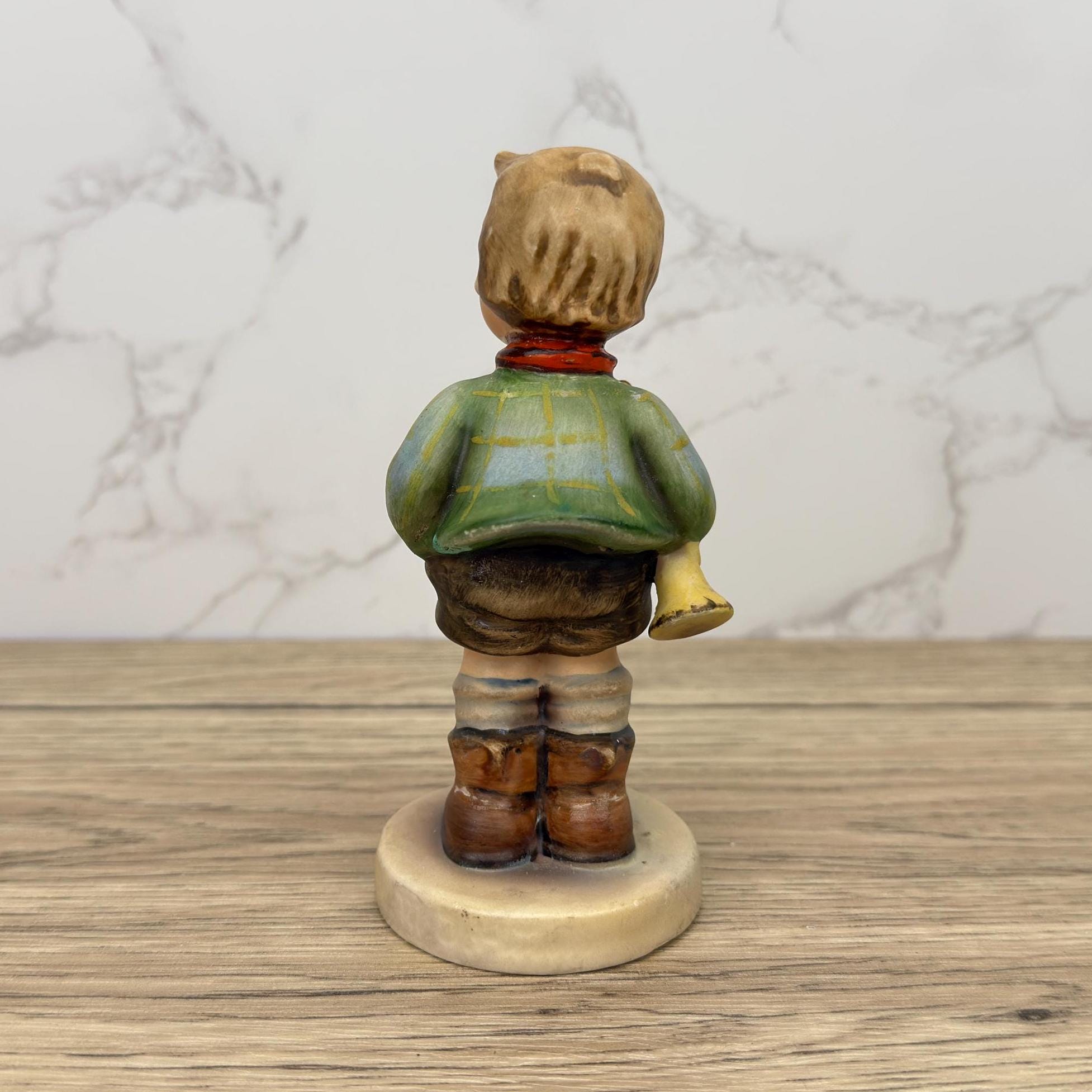 Goebel Hummel Trumpet Boy Figurine, Nr.97, Collectible Porcelain